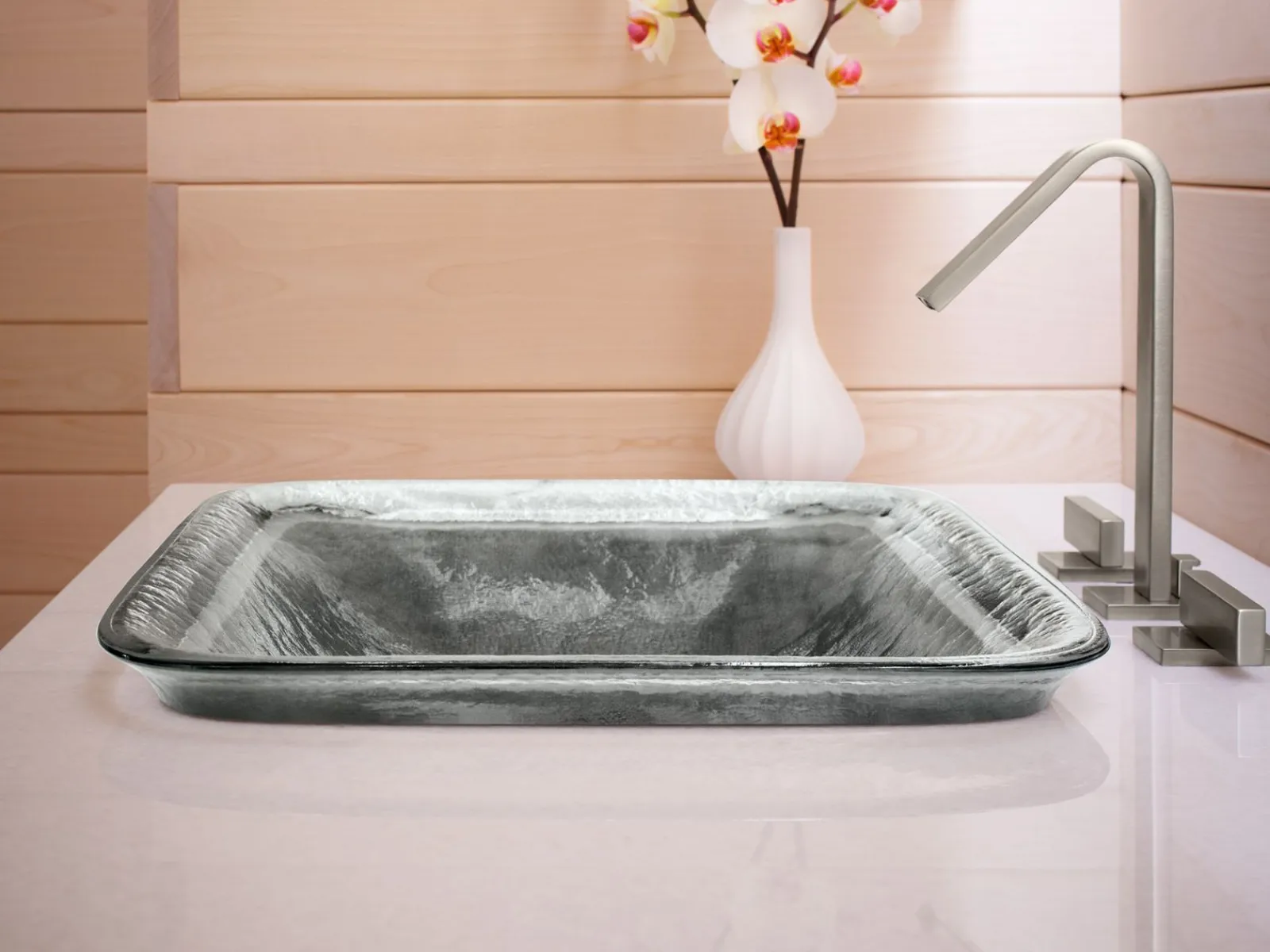20-3/4" rectangular drop-in bathroom sink, no overflow^Kohler Clearance