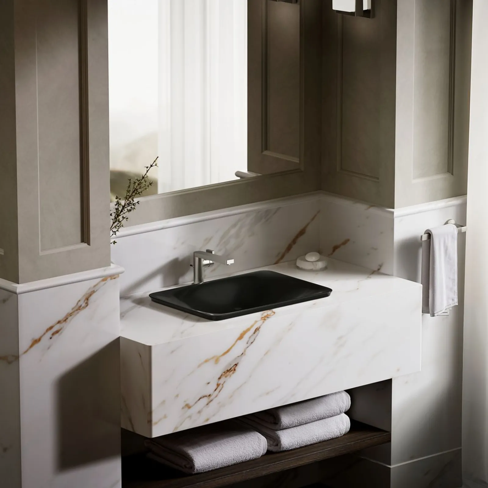 21-1/4" rectangular drop-in bathroom sink, no overflow^Kohler