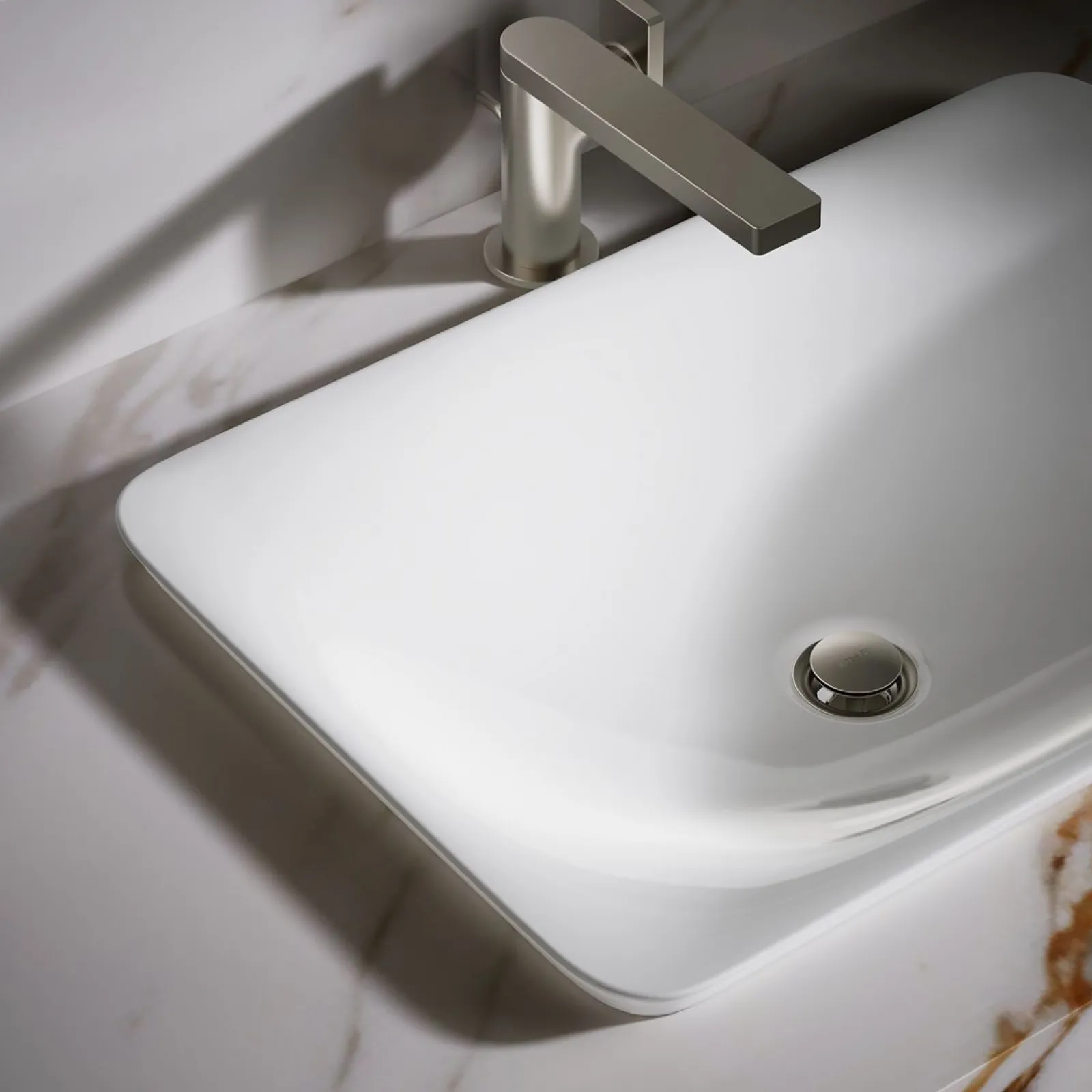 21-1/4" rectangular drop-in bathroom sink, no overflow^Kohler
