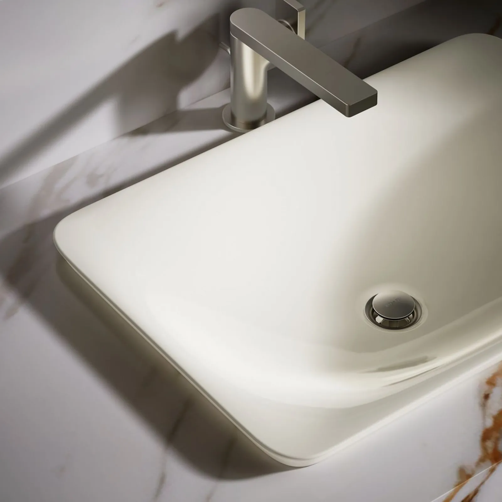 21-1/4" rectangular drop-in bathroom sink, no overflow^Kohler