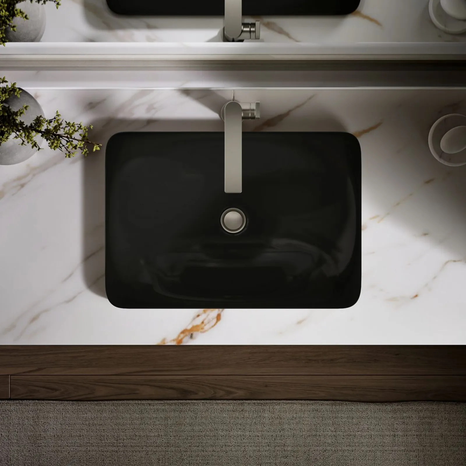 21-1/4" rectangular drop-in bathroom sink, no overflow^Kohler