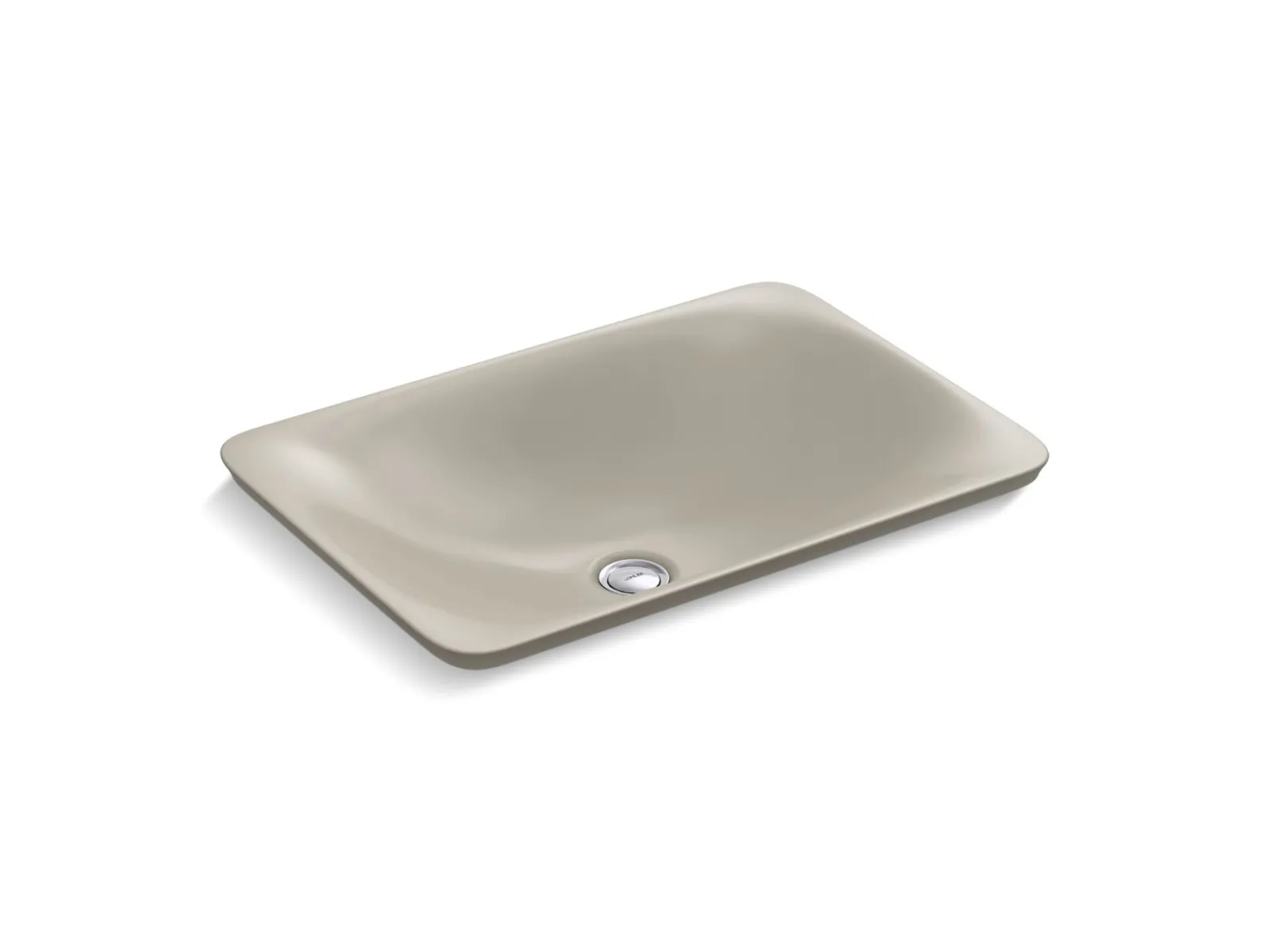 21-1/4" rectangular drop-in bathroom sink, no overflow^Kohler