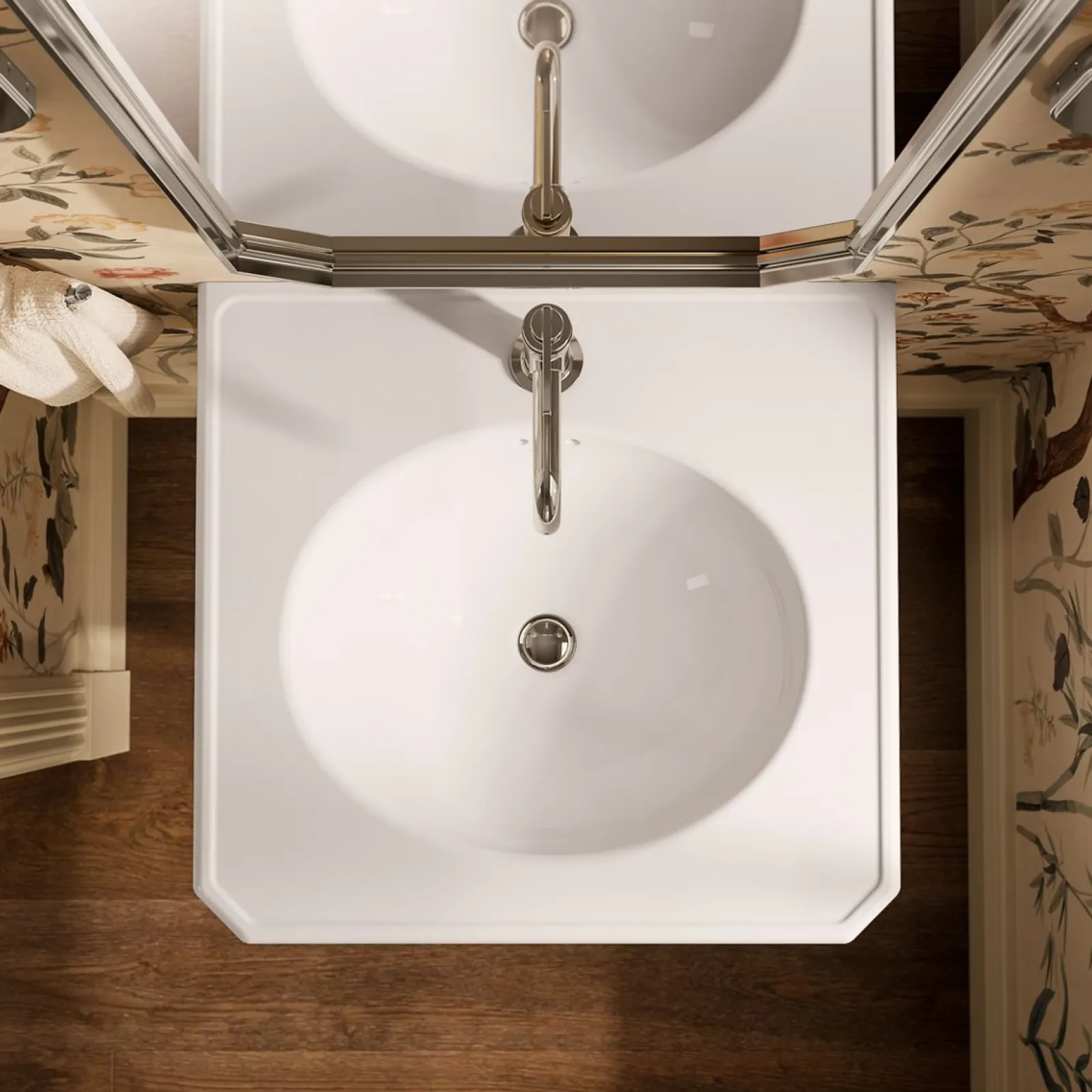 24" rectangular pedestal bathroom sink^Kohler