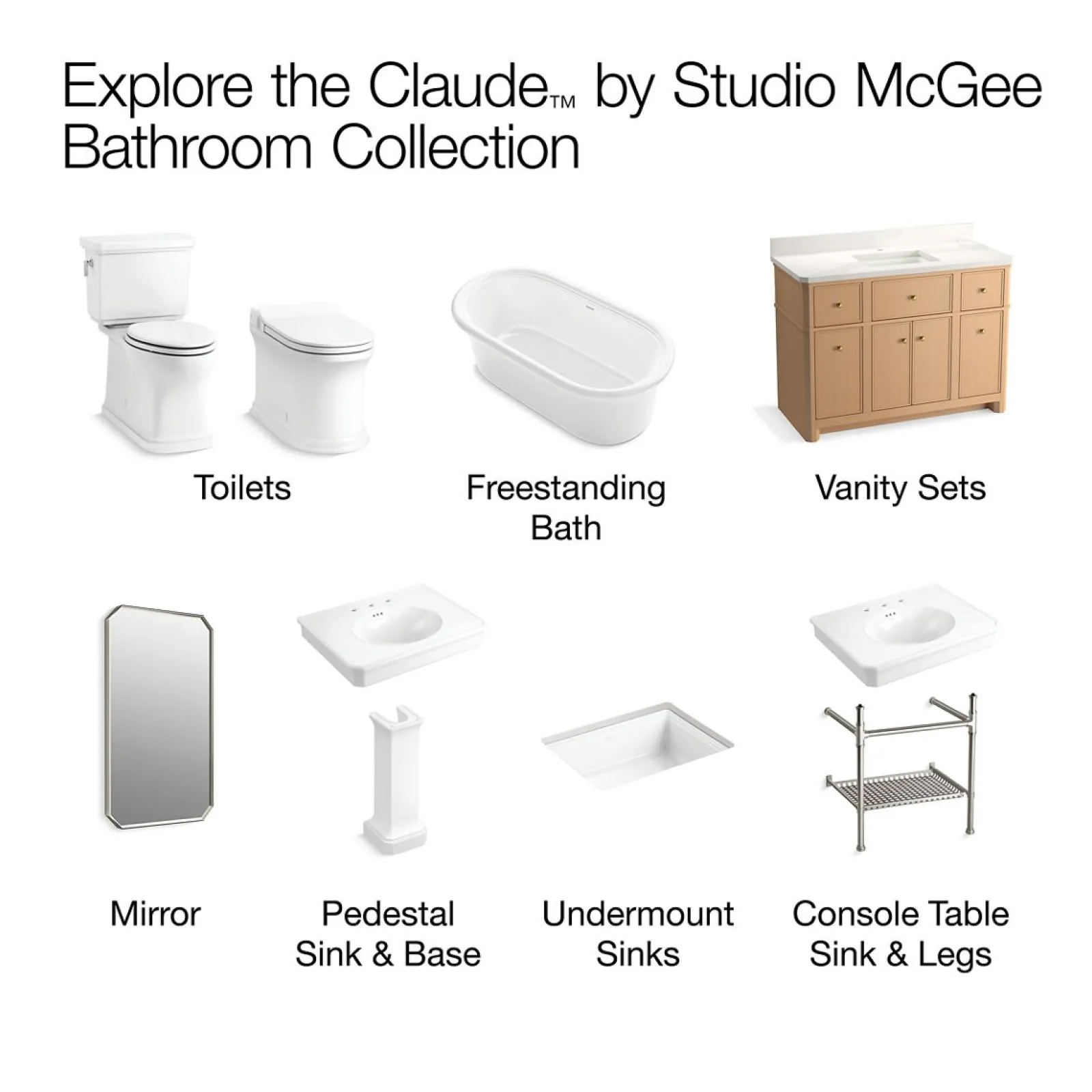 24" rectangular pedestal bathroom sink^Kohler
