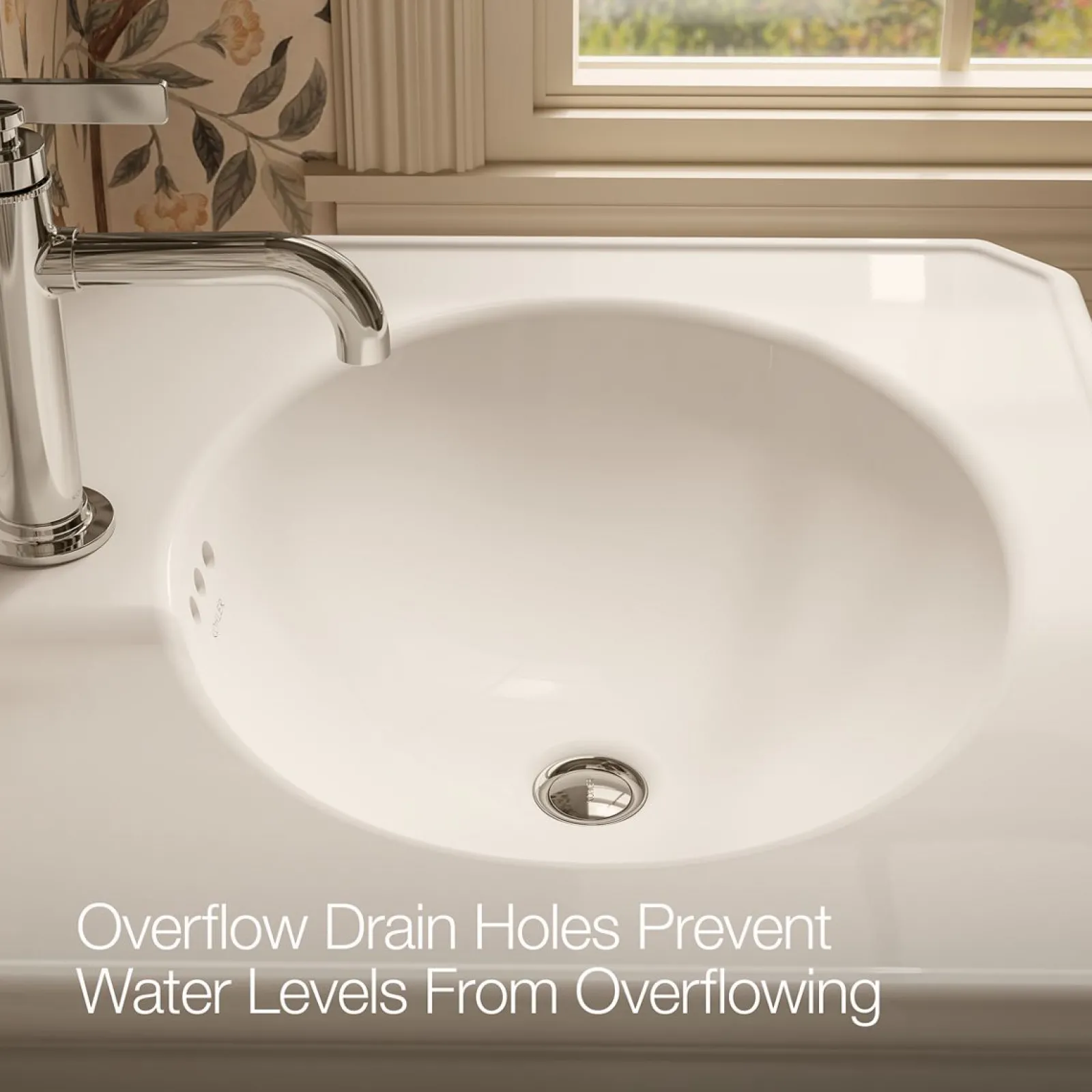 24" rectangular pedestal bathroom sink^Kohler