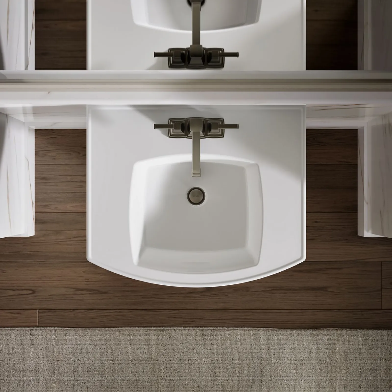 23-3/4" rectangular pedestal bathroom sink^Kohler Sale