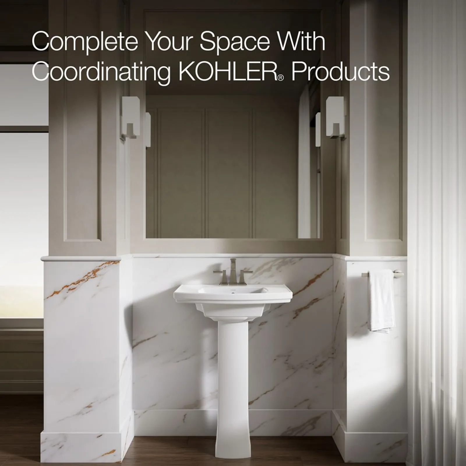 23-3/4" rectangular pedestal bathroom sink^Kohler Sale