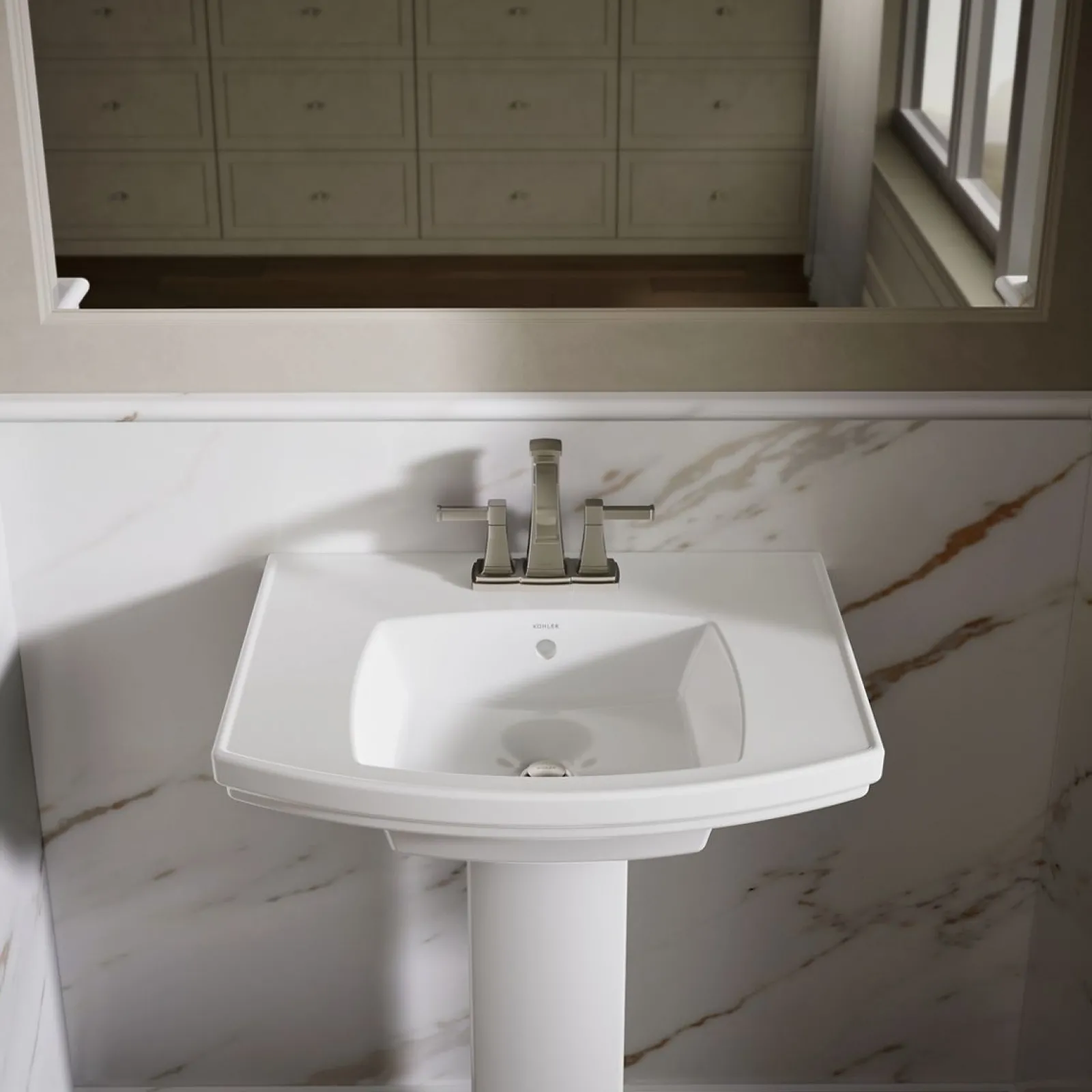 23-3/4" rectangular pedestal bathroom sink^Kohler Sale
