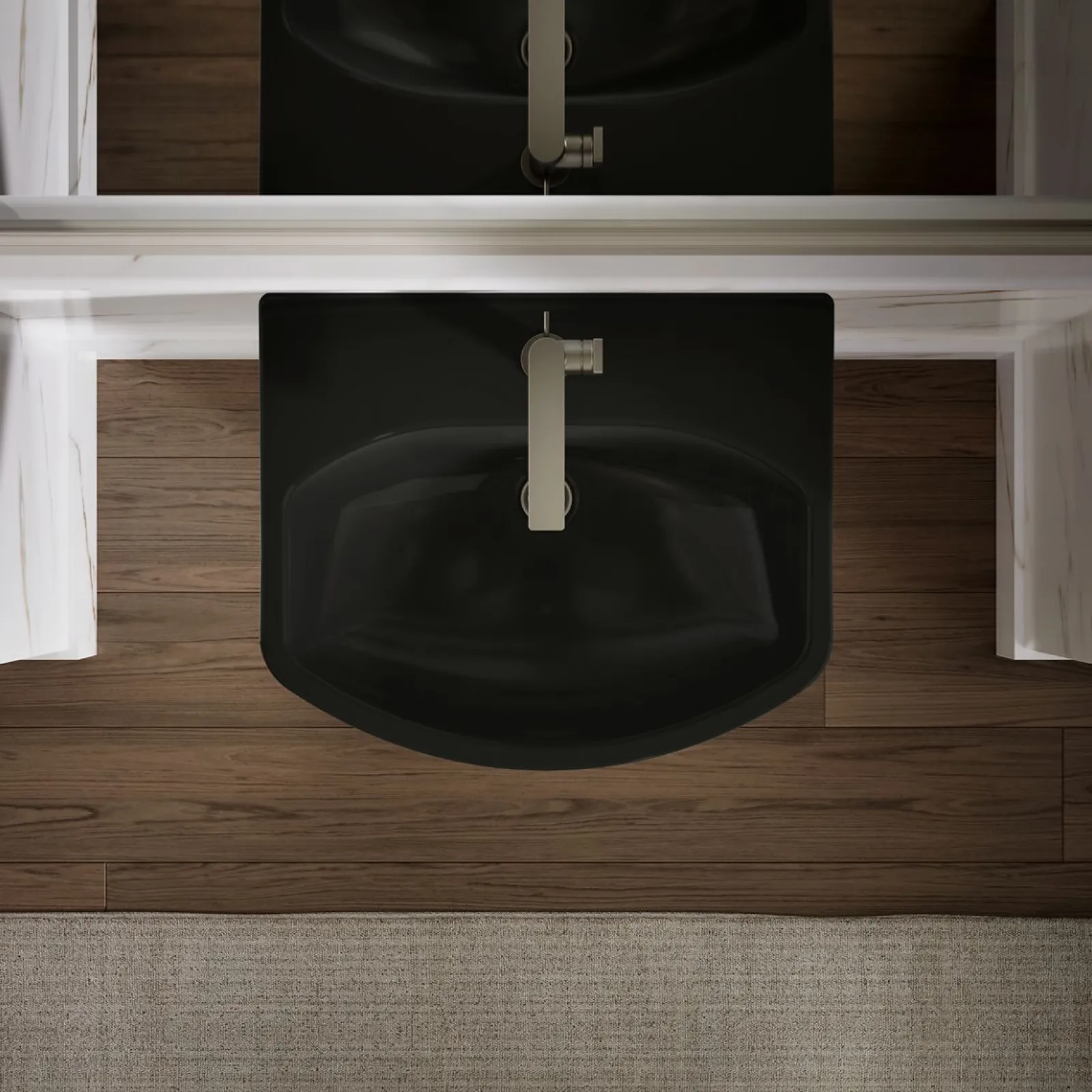 22-3/4" rectangular pedestal bathroom sink^Kohler New