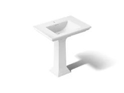 30-3/4" rectangular pedestal bathroom sink^Kohler Hot
