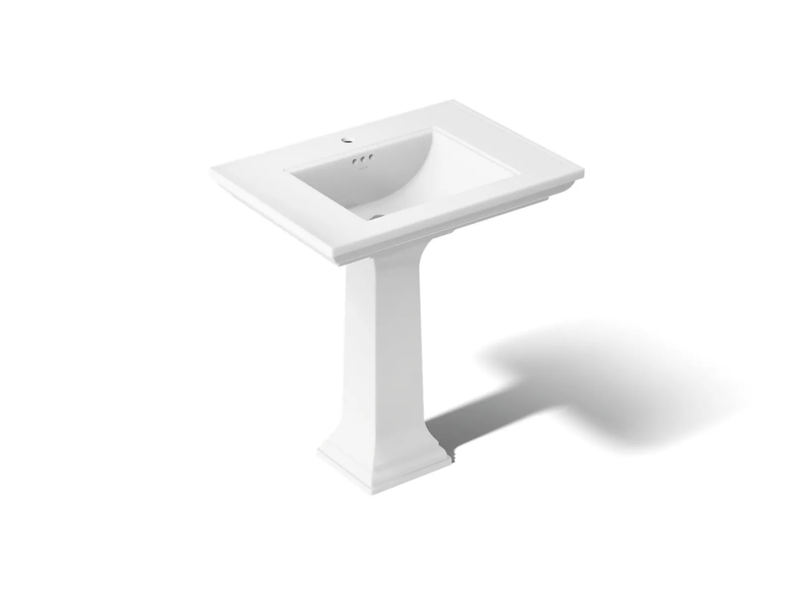 30-3/4" rectangular pedestal bathroom sink^Kohler Hot