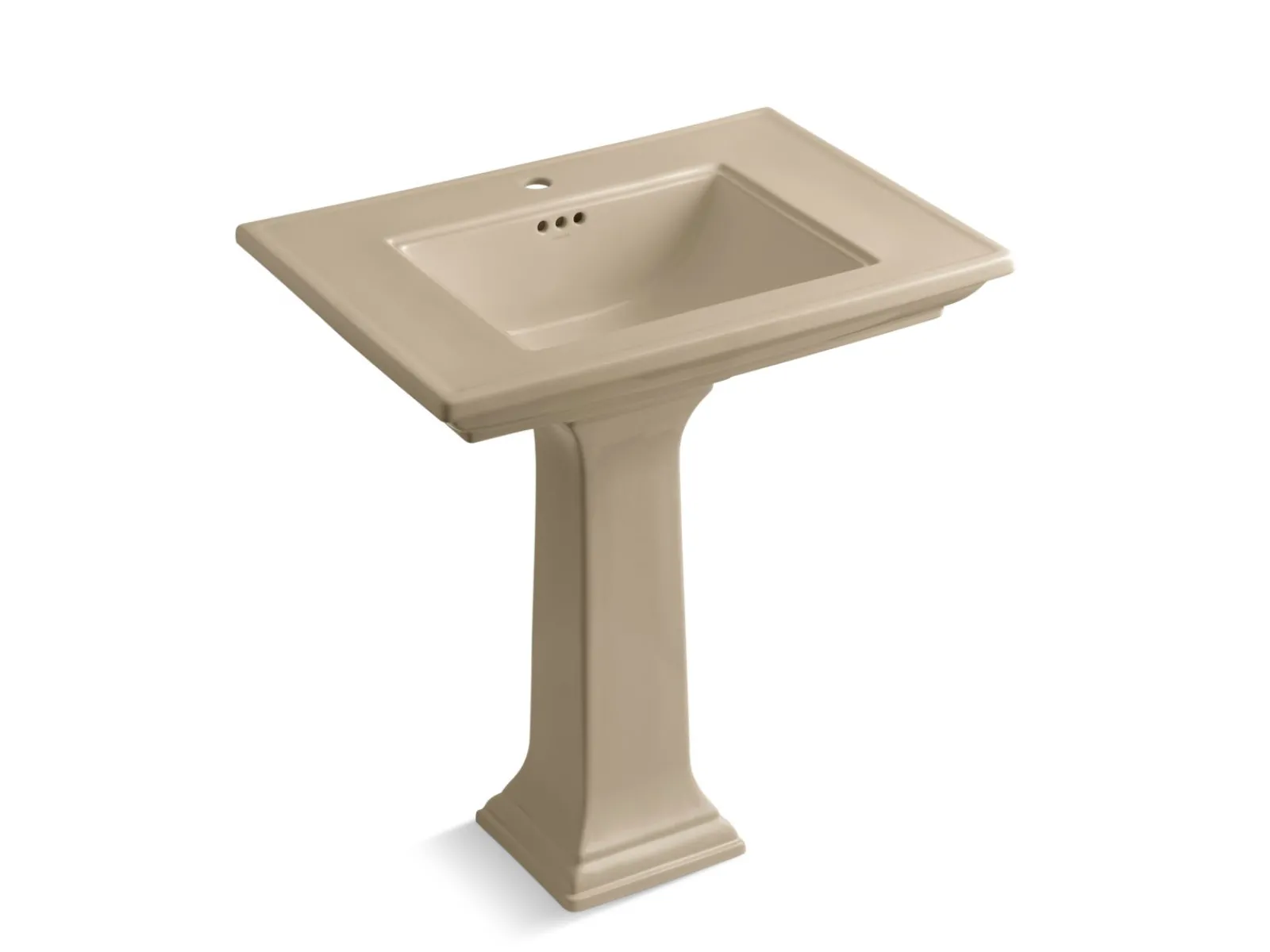 30-3/4" rectangular pedestal bathroom sink^Kohler Hot