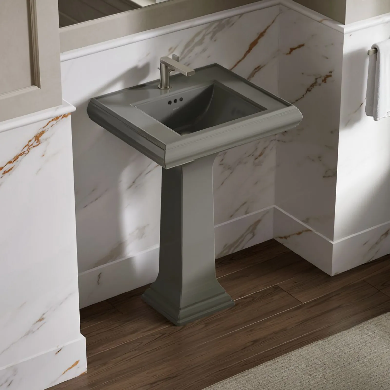 24-1/4" rectangular pedestal bathroom sink^Kohler Discount