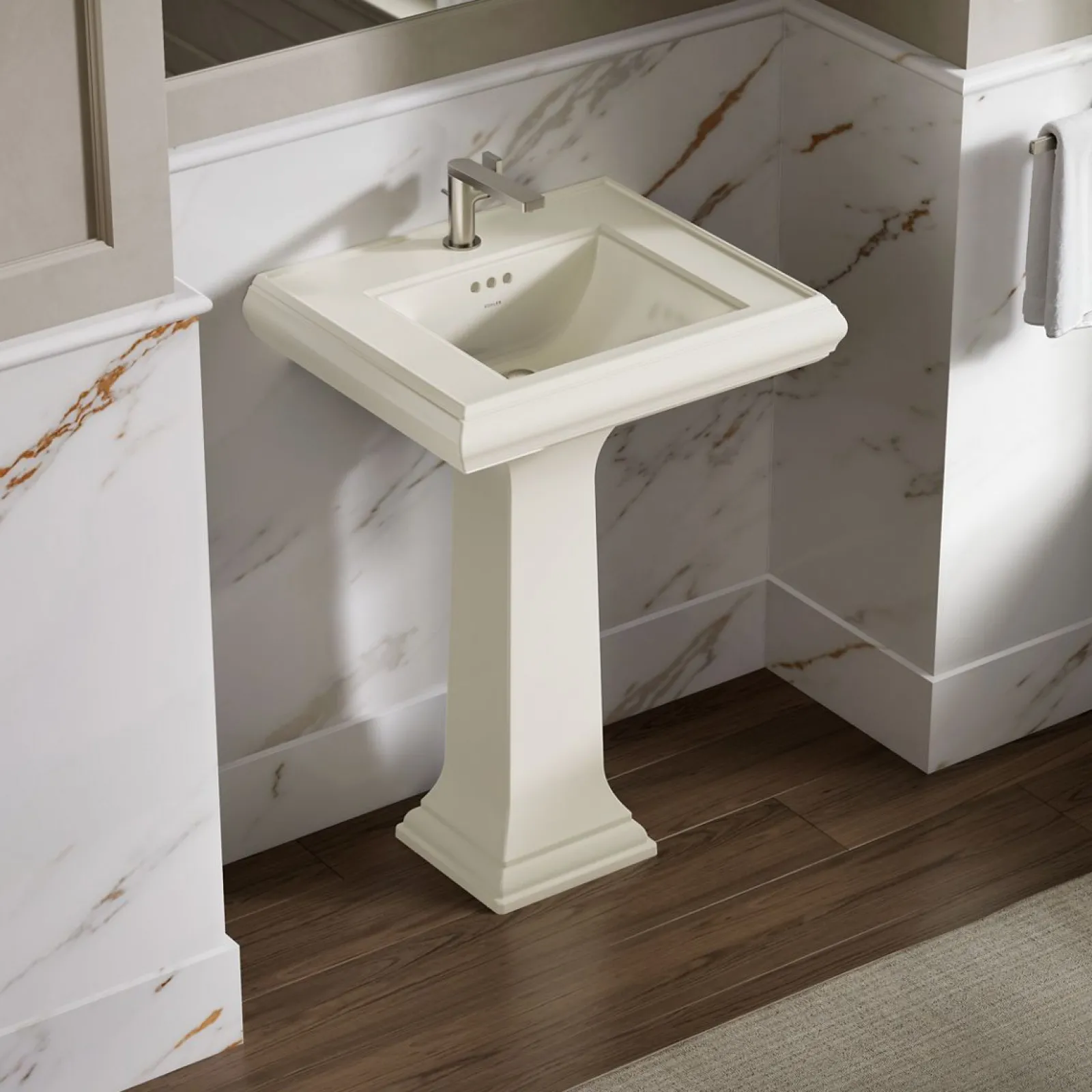 24-1/4" rectangular pedestal bathroom sink^Kohler Discount