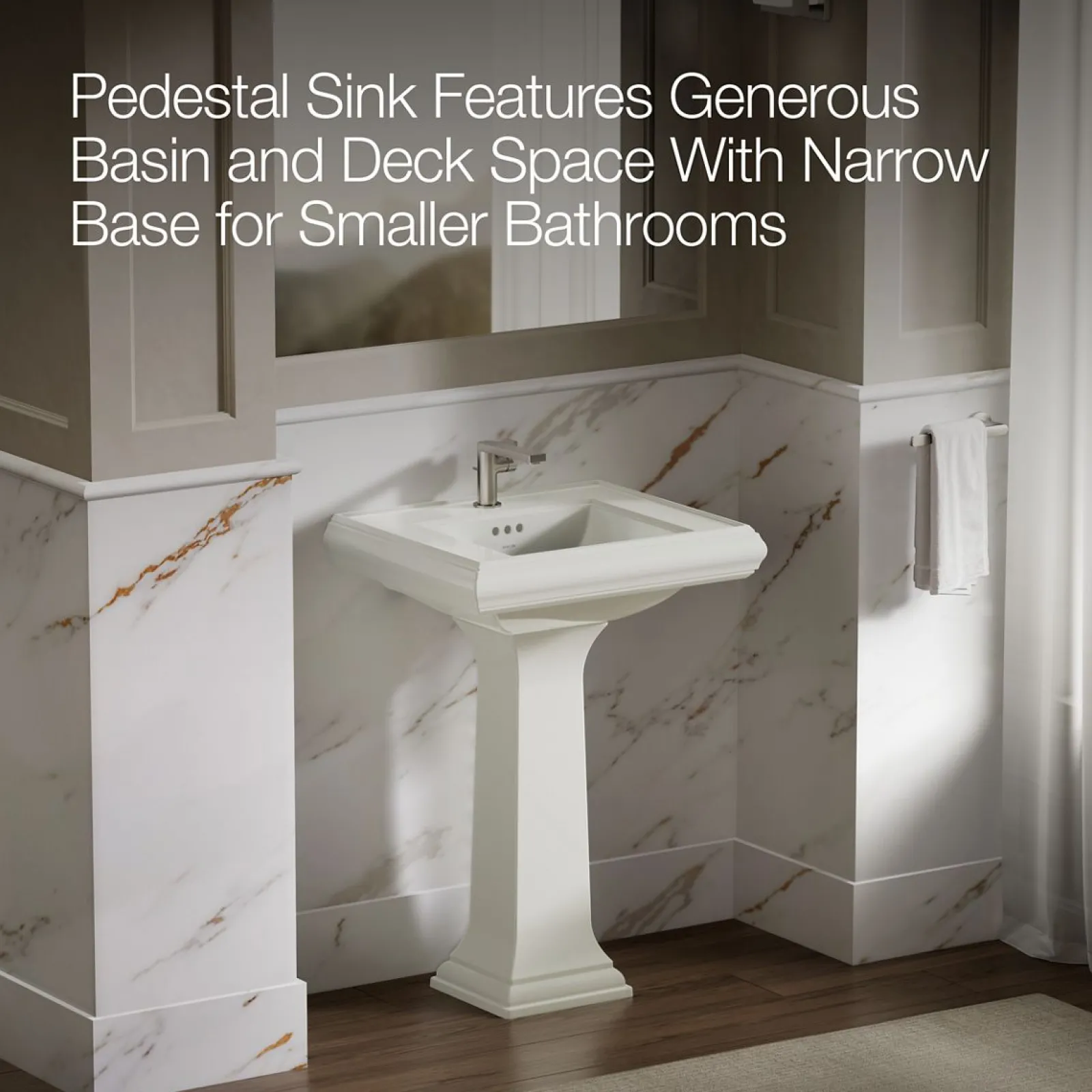 24-1/4" rectangular pedestal bathroom sink^Kohler Discount