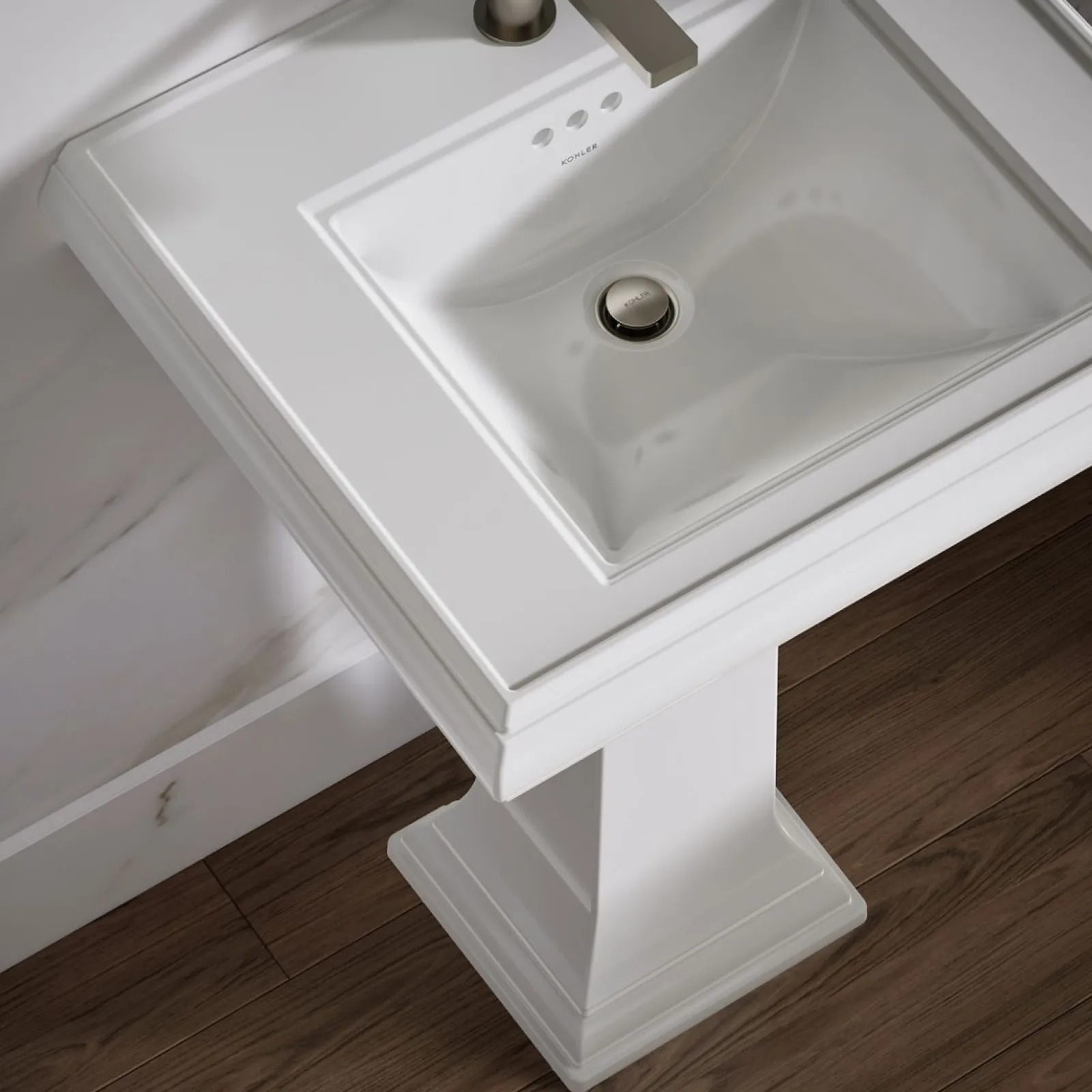 24-1/4" rectangular pedestal bathroom sink^Kohler Discount