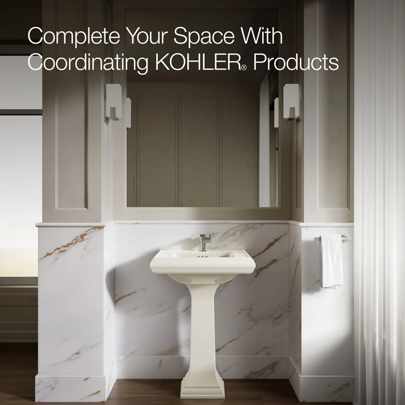 24-1/4" rectangular pedestal bathroom sink^Kohler Discount