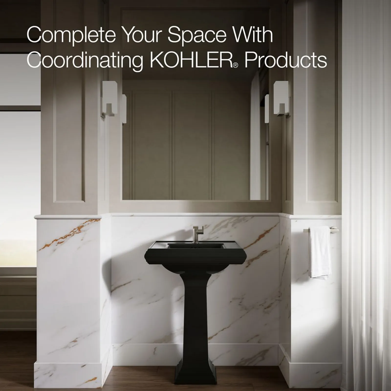 24-1/4" rectangular pedestal bathroom sink^Kohler Discount