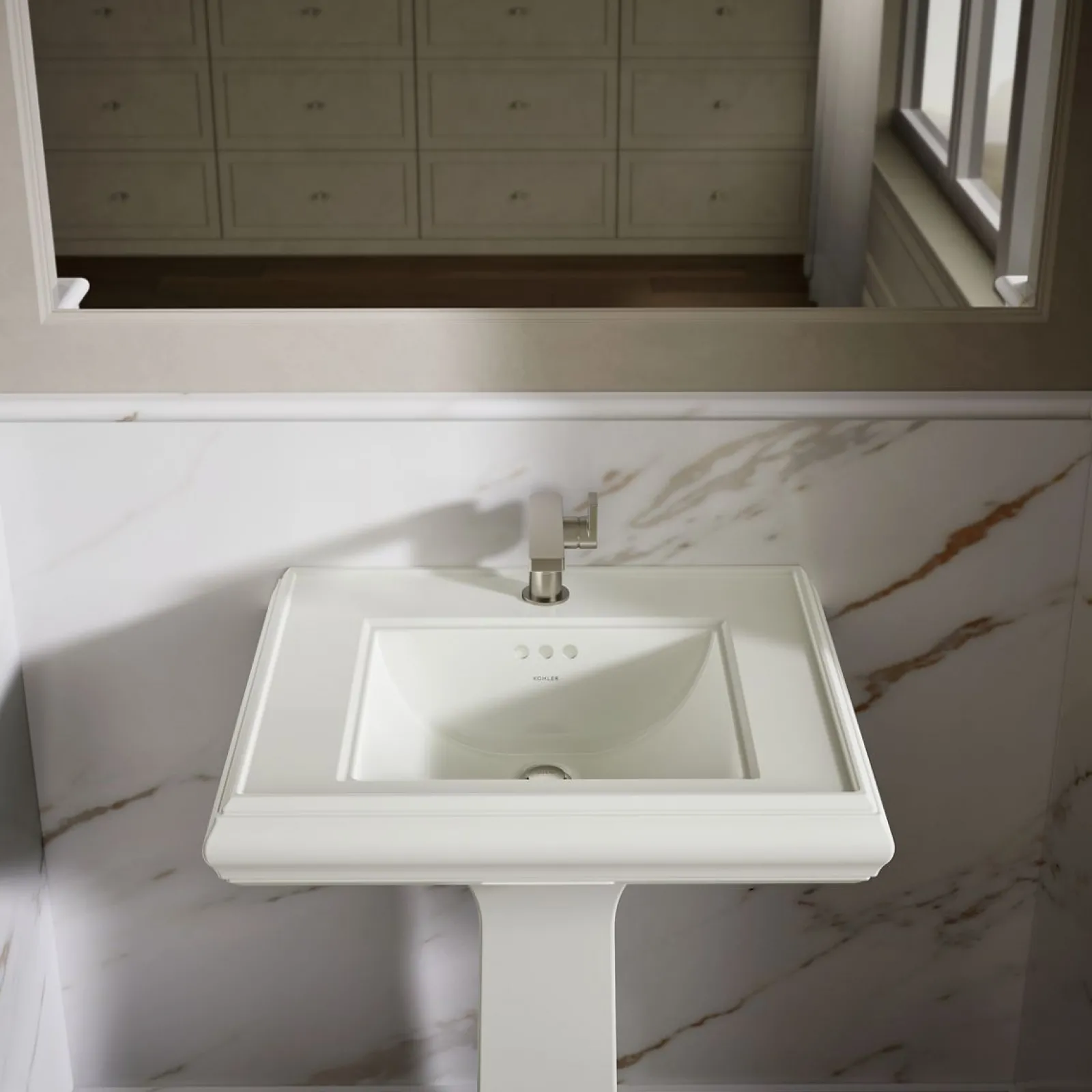 24-1/4" rectangular pedestal bathroom sink^Kohler Discount