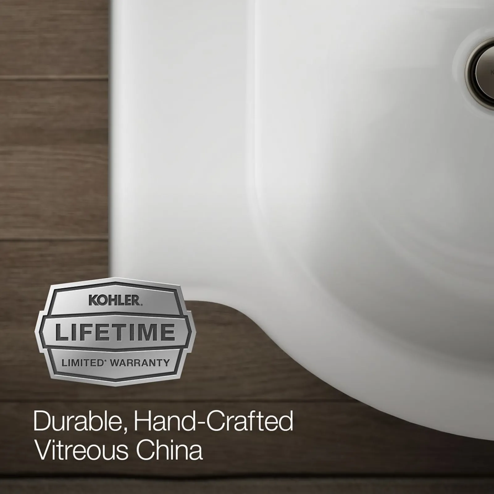 24" rectangular pedestal bathroom sink^Kohler Outlet