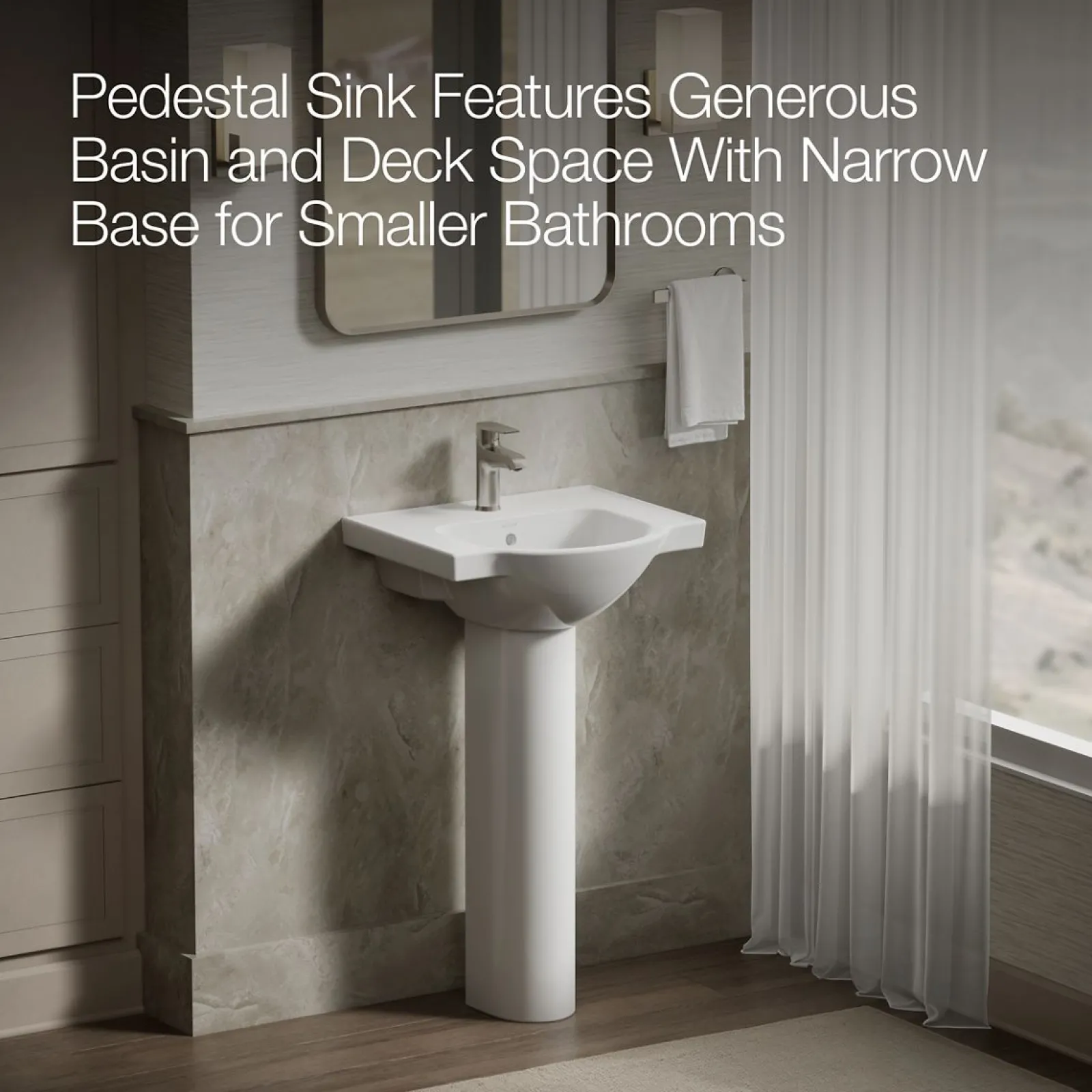 21" rectangular pedestal bathroom sink^Kohler Sale
