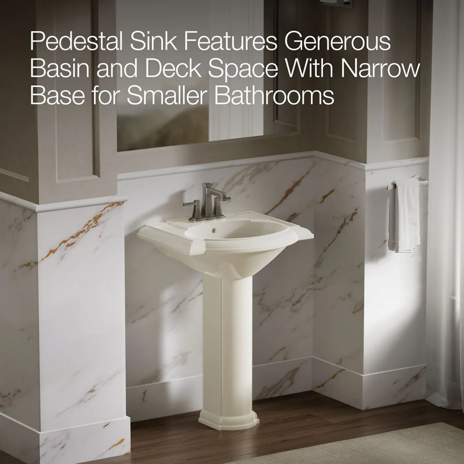 24-1/4" rectangular pedestal bathroom sink^Kohler Discount