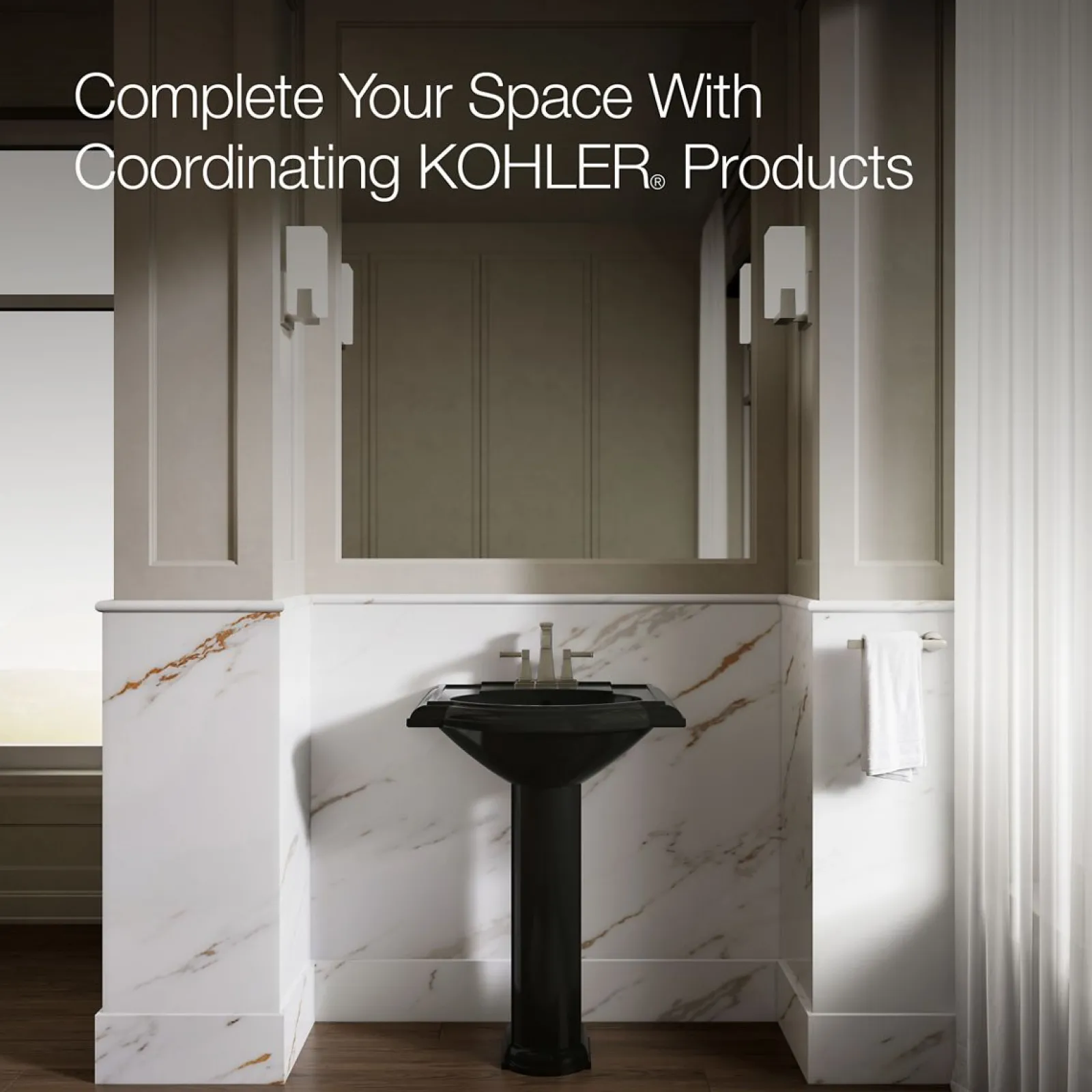 24-1/4" rectangular pedestal bathroom sink^Kohler Discount