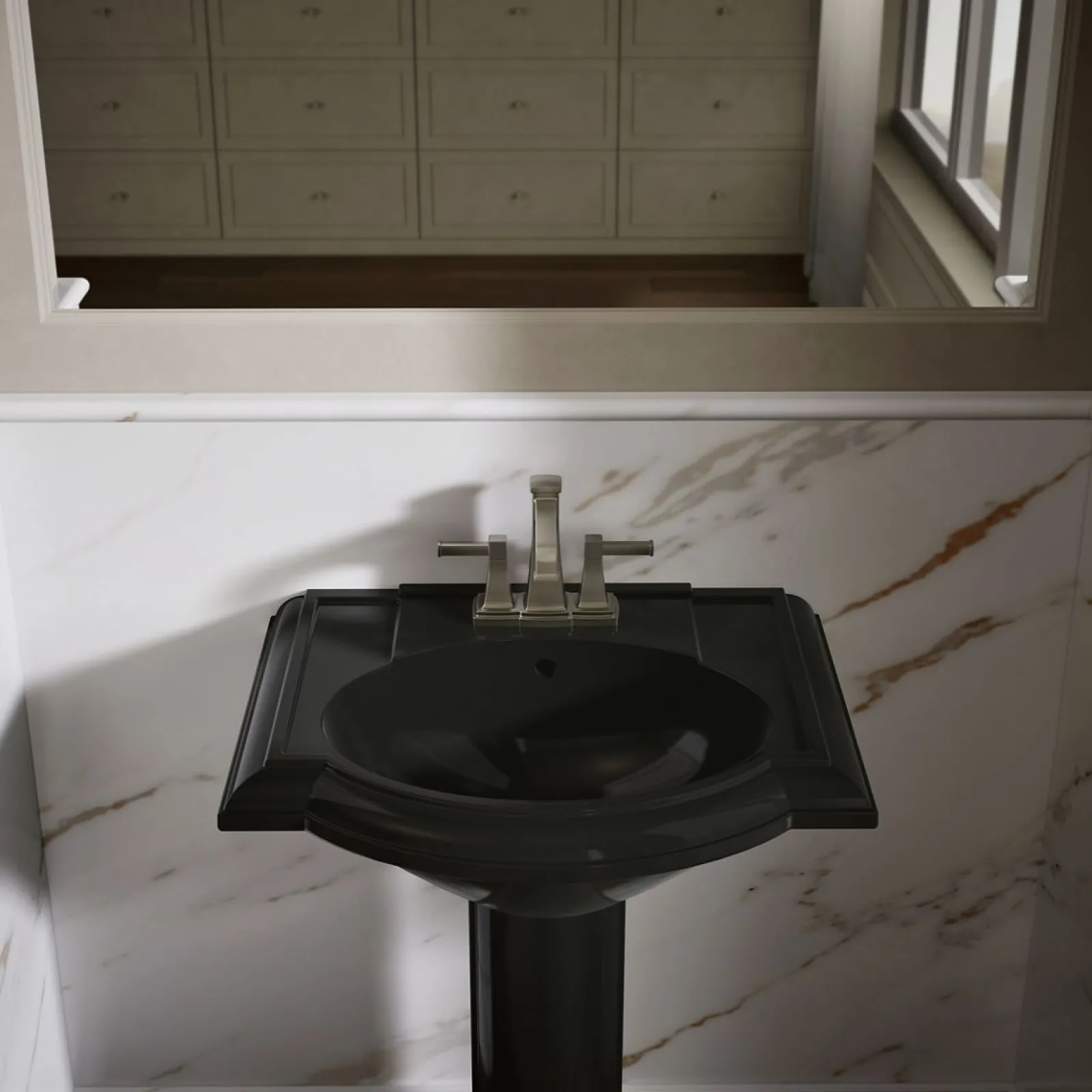 24-1/4" rectangular pedestal bathroom sink^Kohler Discount