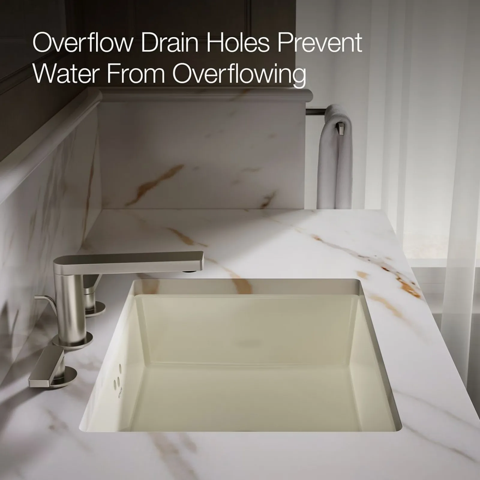 19-3/4" rectangular undermount bathroom sink^Kohler Clearance