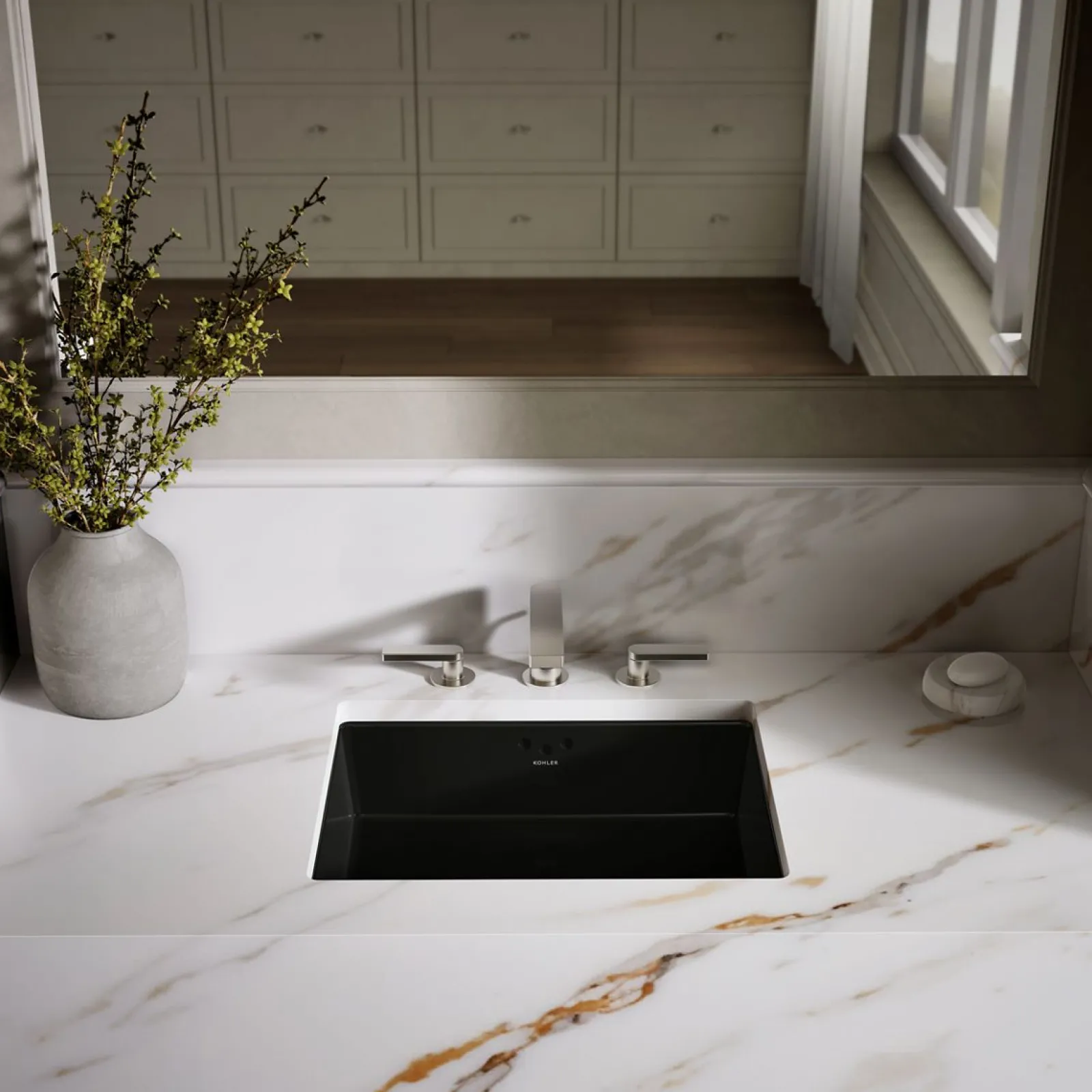 19-3/4" rectangular undermount bathroom sink^Kohler Clearance