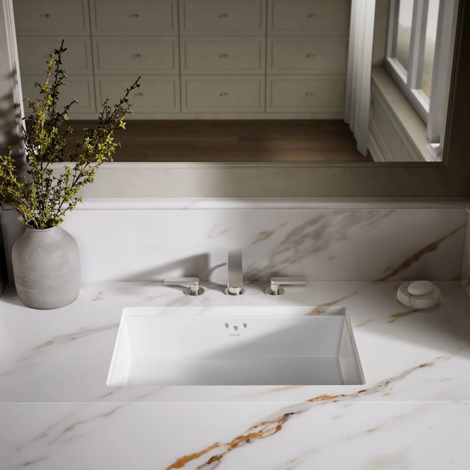 24" rectangular undermount bathroom sink^Kohler Sale
