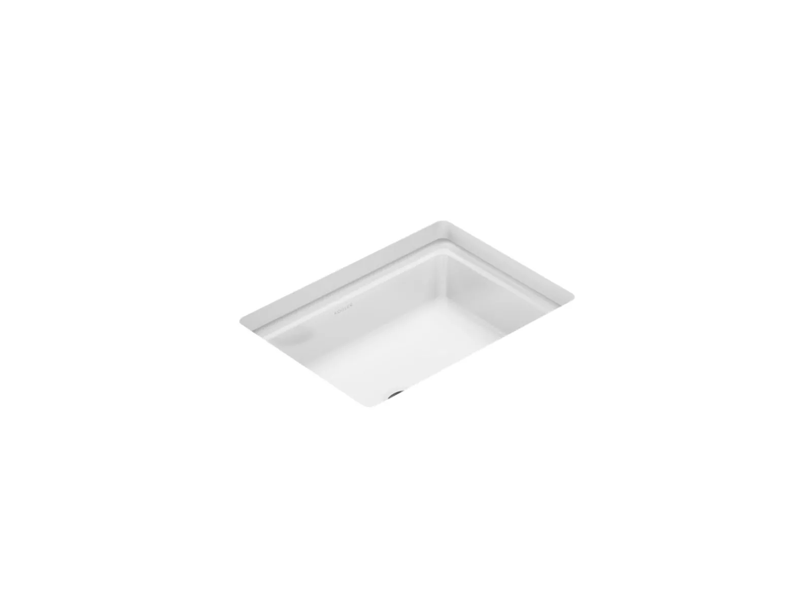 16-9/16" rectangular undermount bathroom sink^Kohler Hot