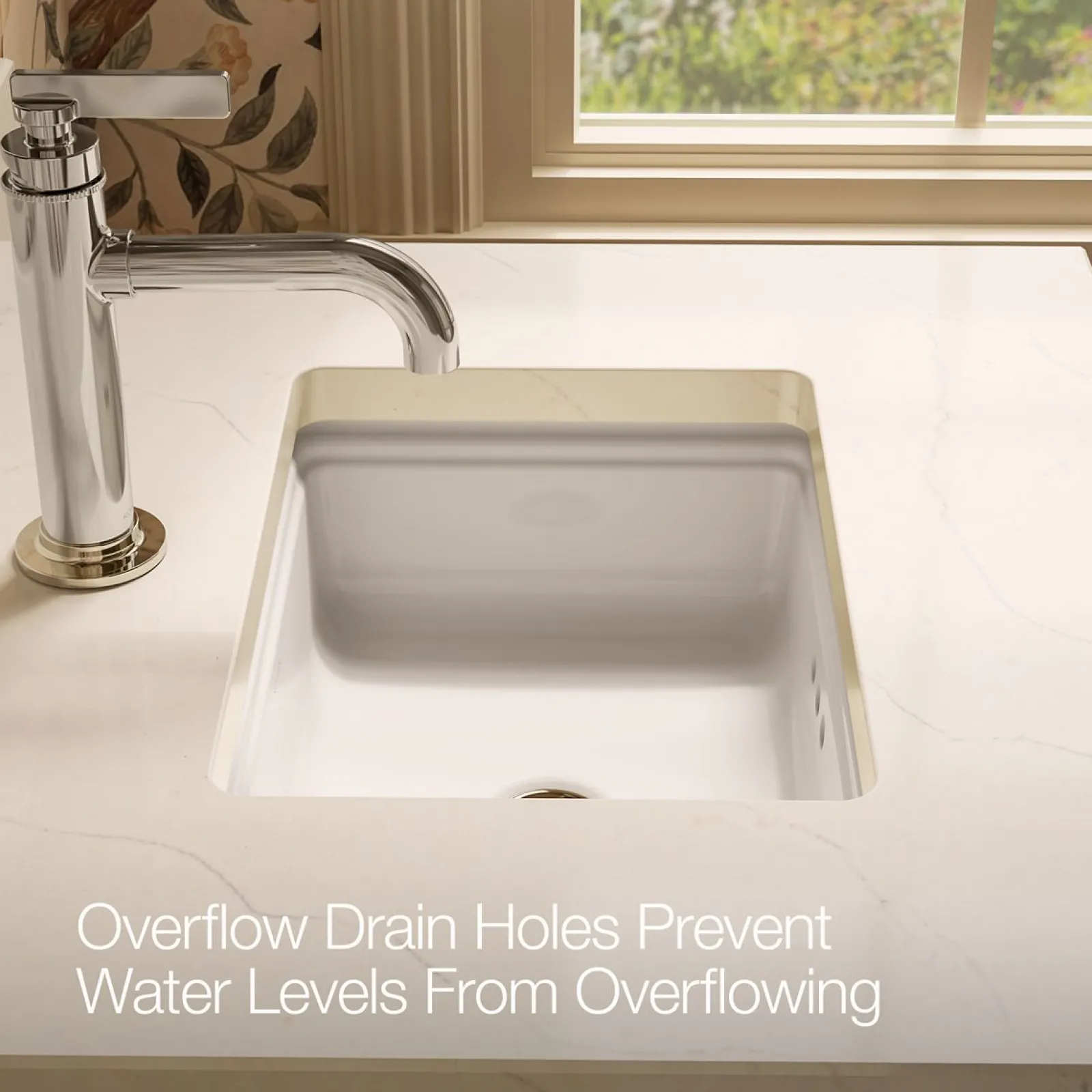 16-9/16" rectangular undermount bathroom sink^Kohler Hot