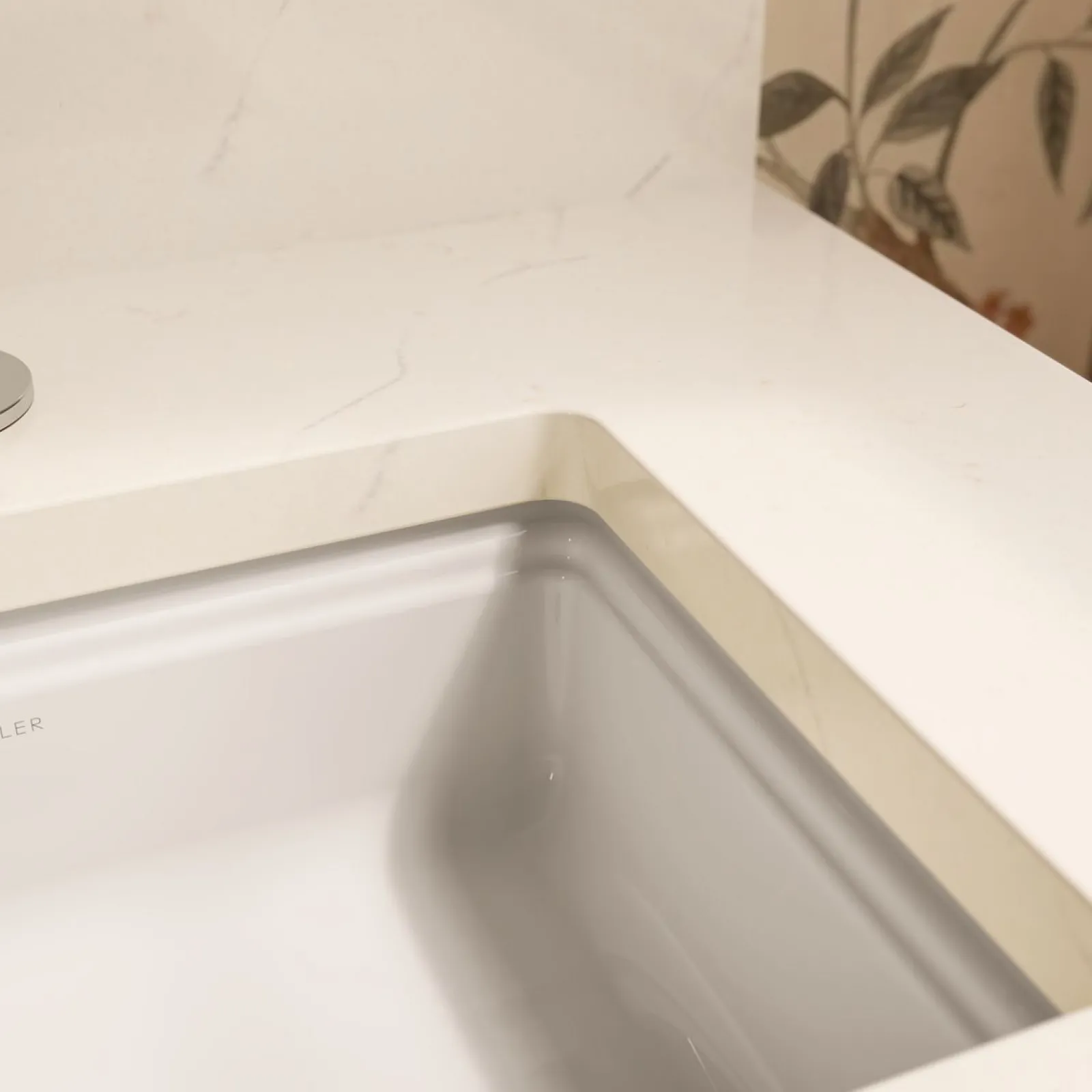 16-9/16" rectangular undermount bathroom sink^Kohler Hot