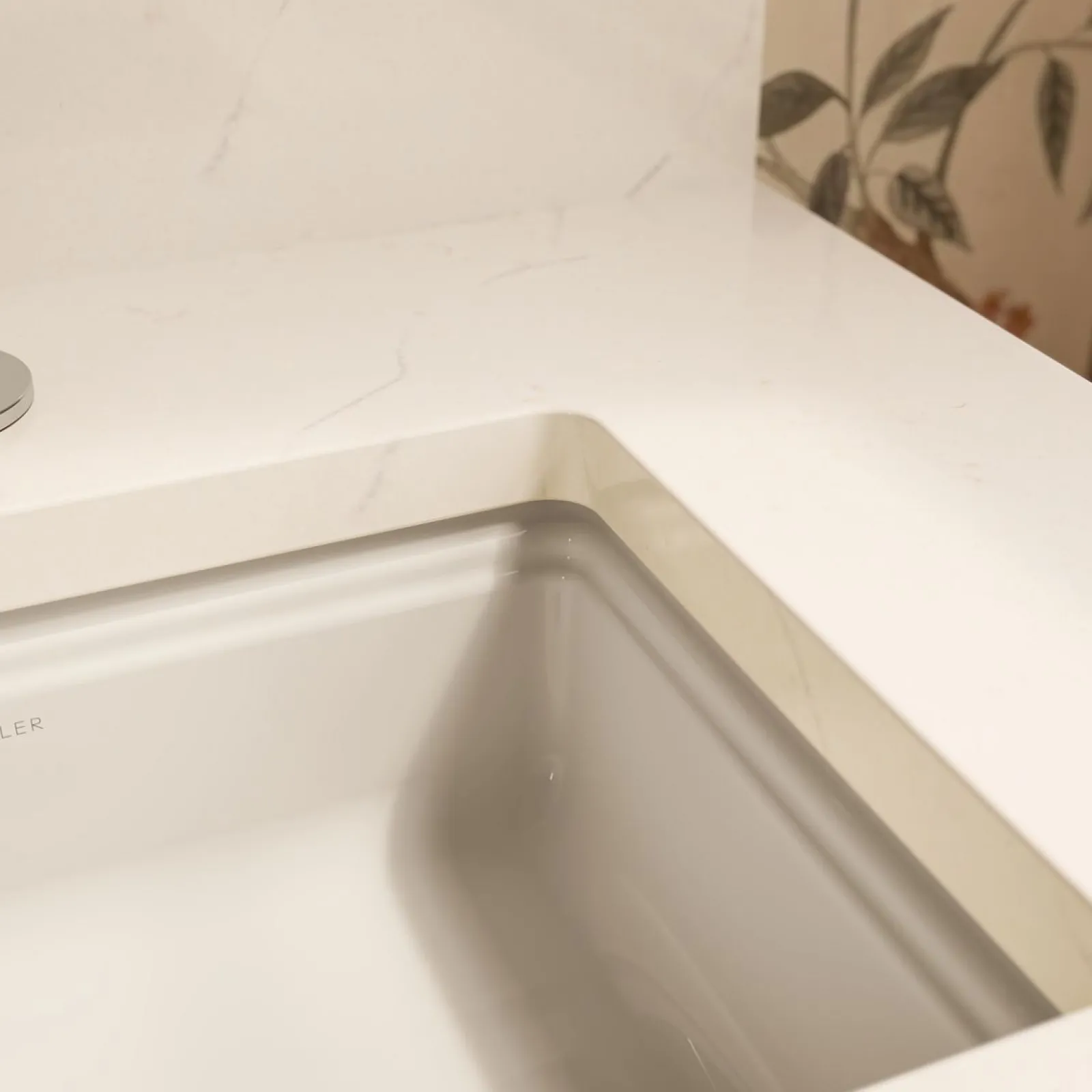 16-9/16" rectangular undermount bathroom sink^Kohler Hot