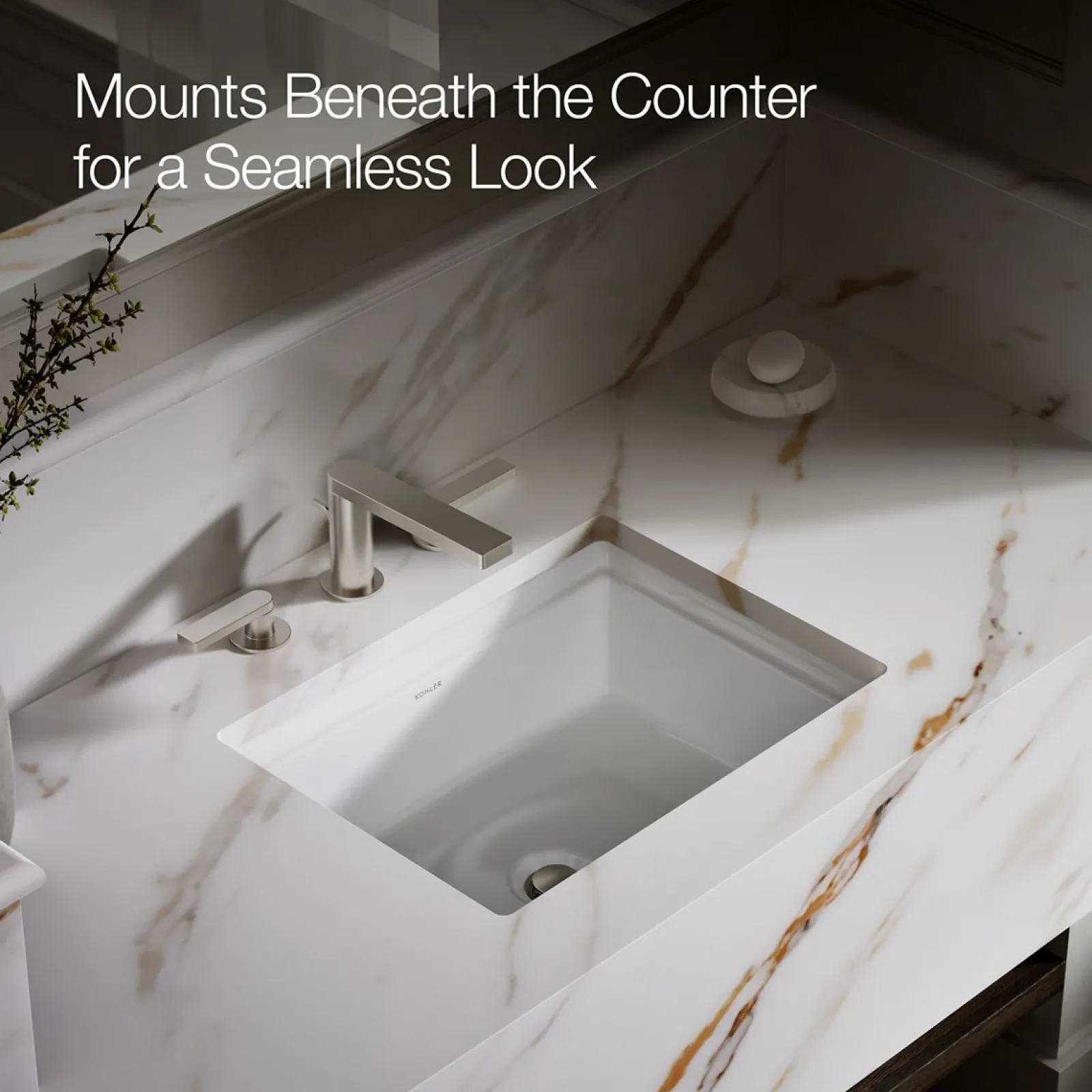 21-1/4" rectangular undermount bathroom sink^Kohler Online