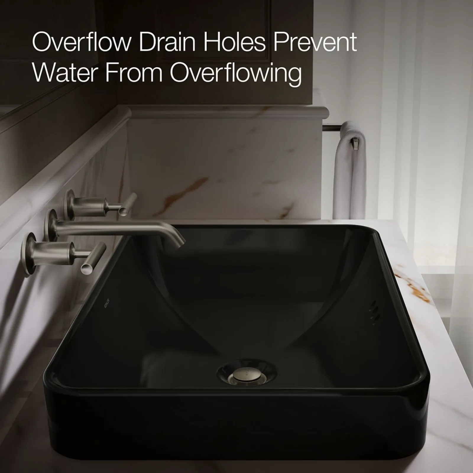 22-3/4" rectangular vessel bathroom sink^Kohler New