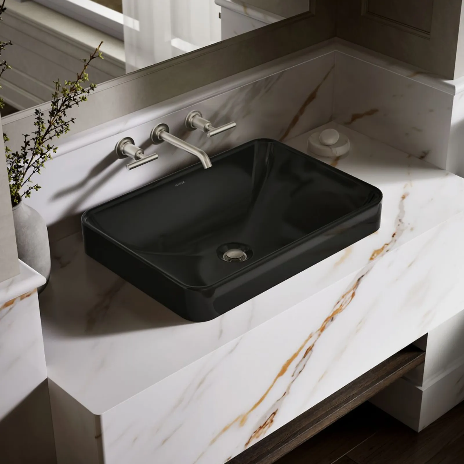 22-3/4" rectangular vessel bathroom sink^Kohler New