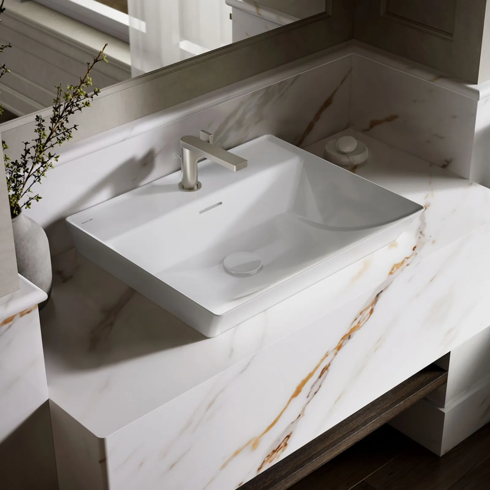 23" rectangular vessel bathroom sink^Kohler Sale