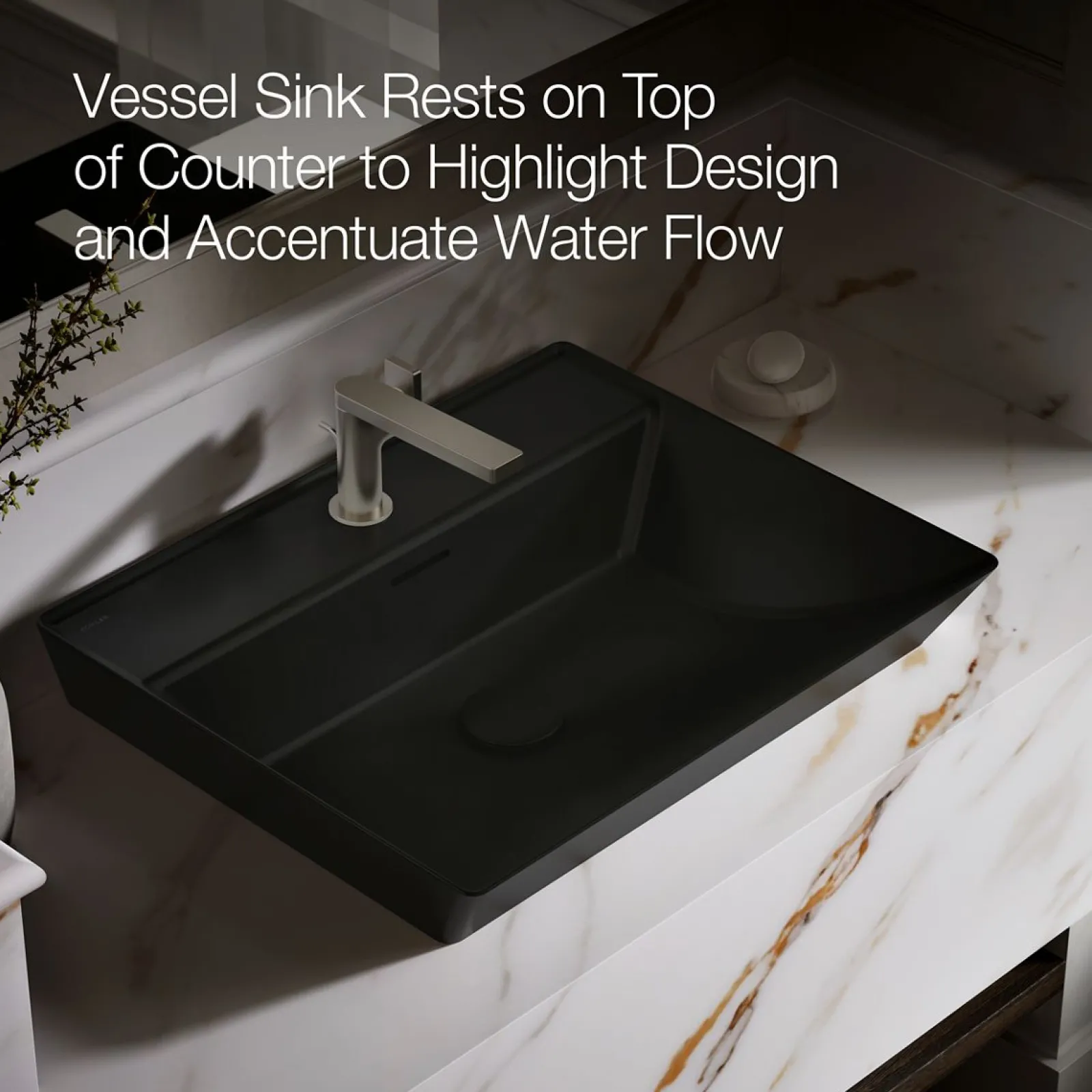 23" rectangular vessel bathroom sink^Kohler Sale