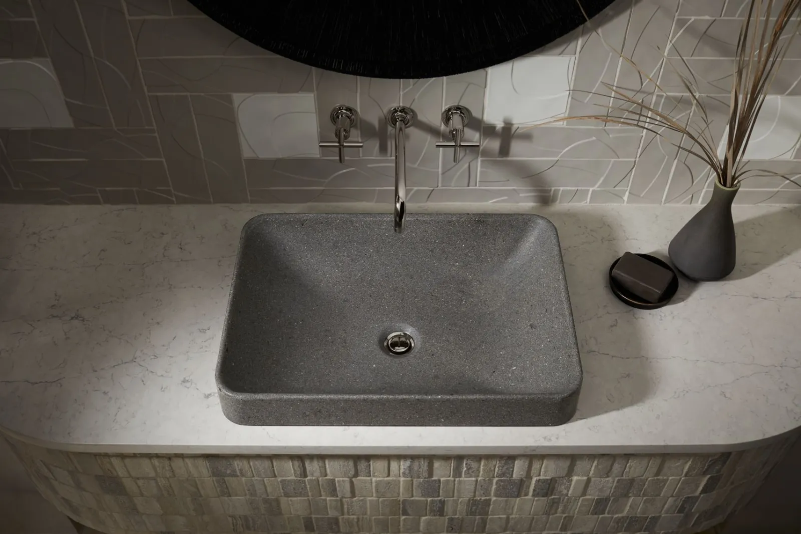 23" rectangular vessel bathroom sink, no overflow^Kohler Online