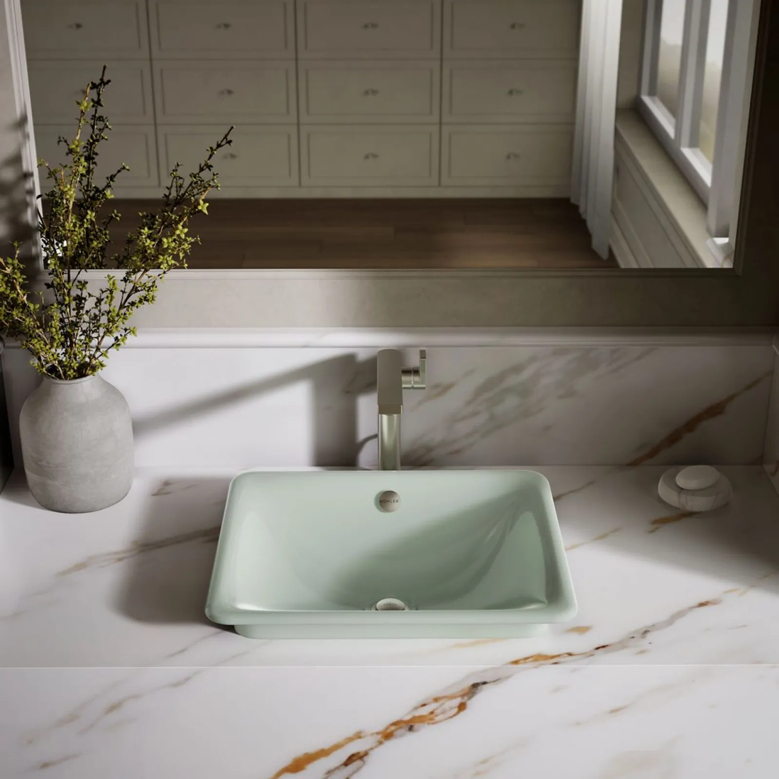 18-1/2" rectangular vessel bathroom sink^Kohler Sale