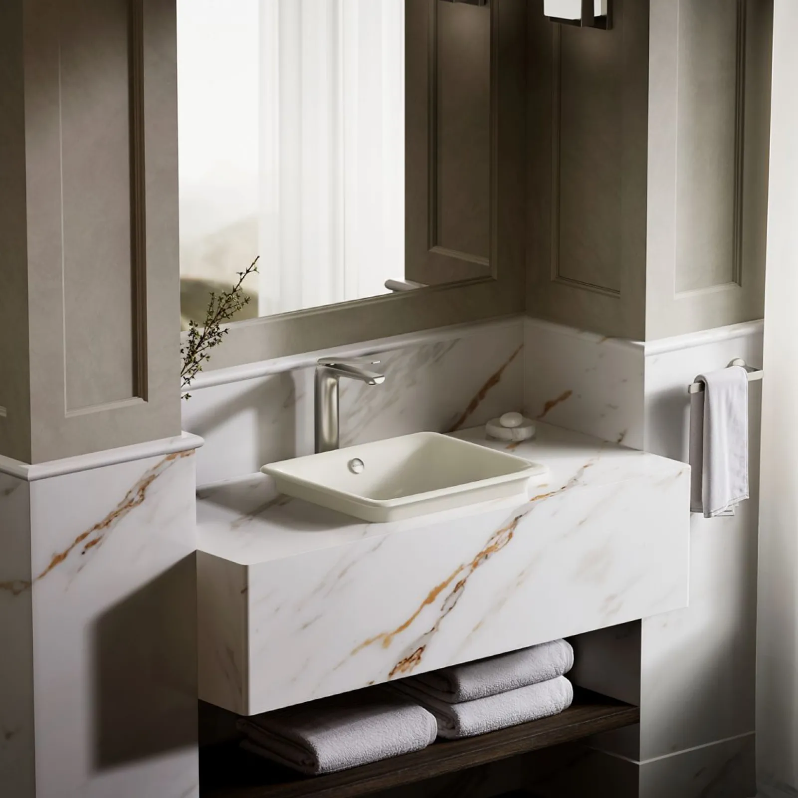 18-1/2" rectangular vessel bathroom sink^Kohler Discount