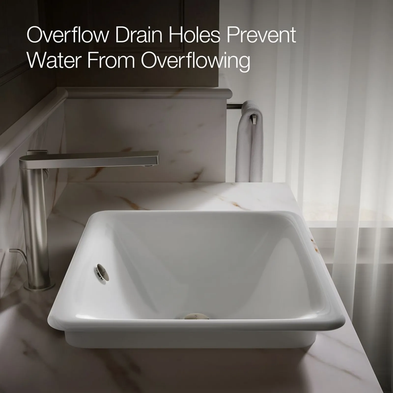 18-1/2" rectangular vessel bathroom sink^Kohler Online