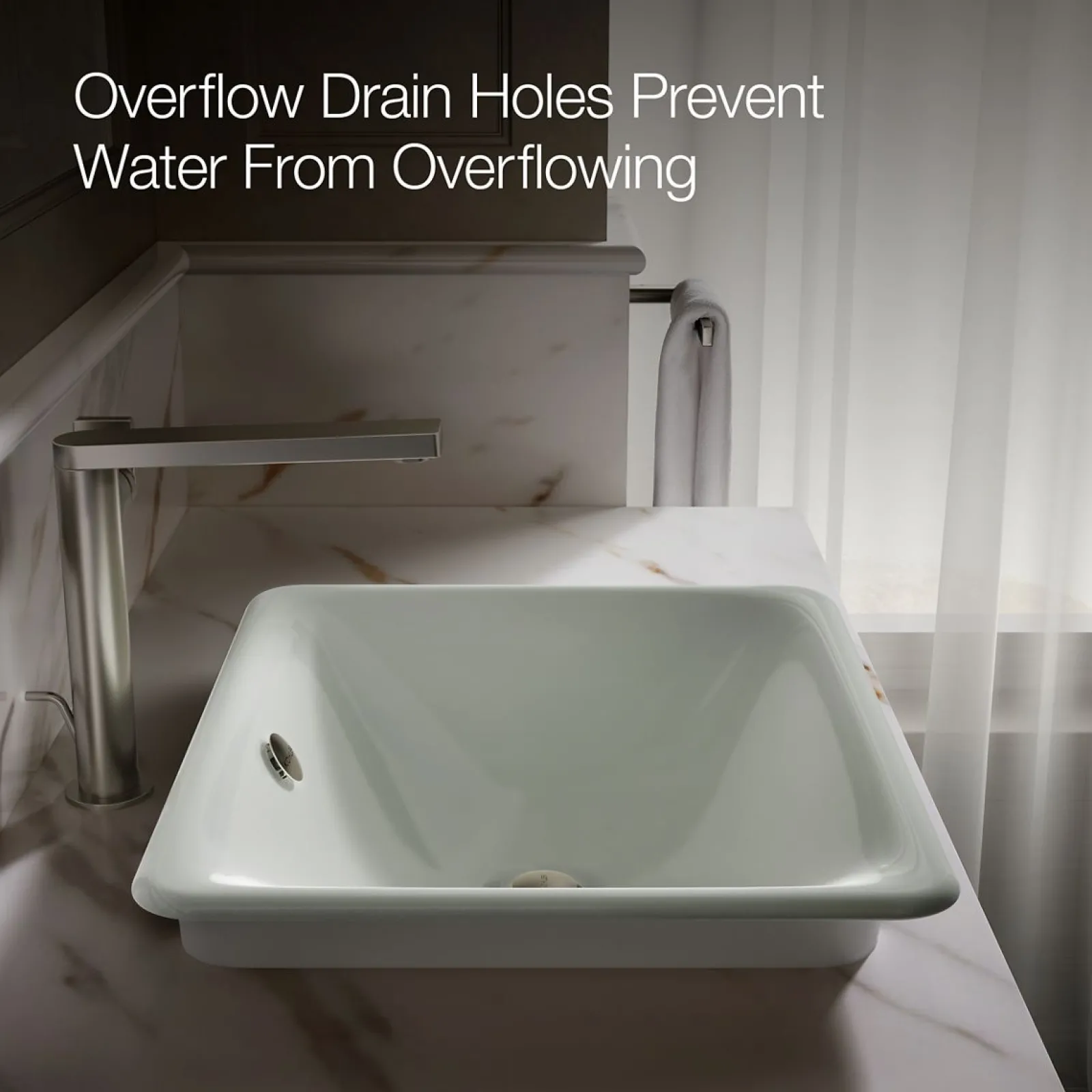 18-1/2" rectangular vessel bathroom sink^Kohler Online