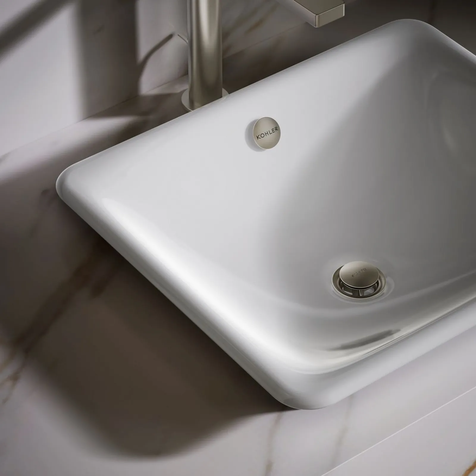 18-1/2" rectangular vessel bathroom sink^Kohler Online