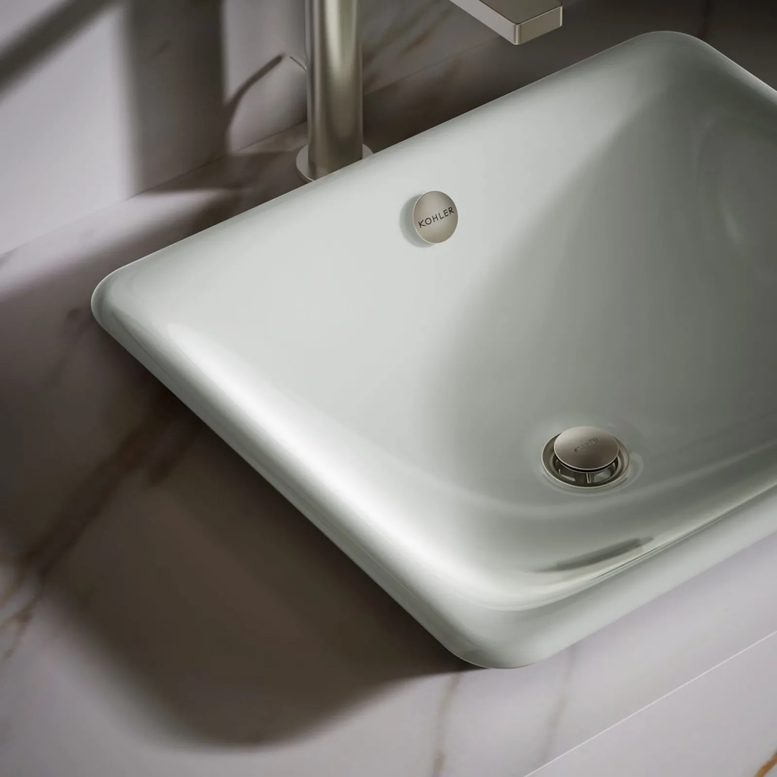 18-1/2" rectangular vessel bathroom sink^Kohler Online