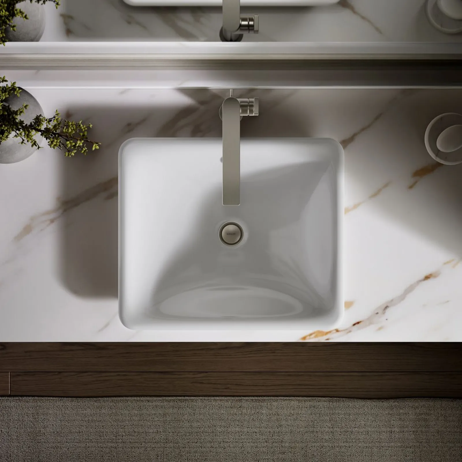18-1/2" rectangular vessel bathroom sink^Kohler Online