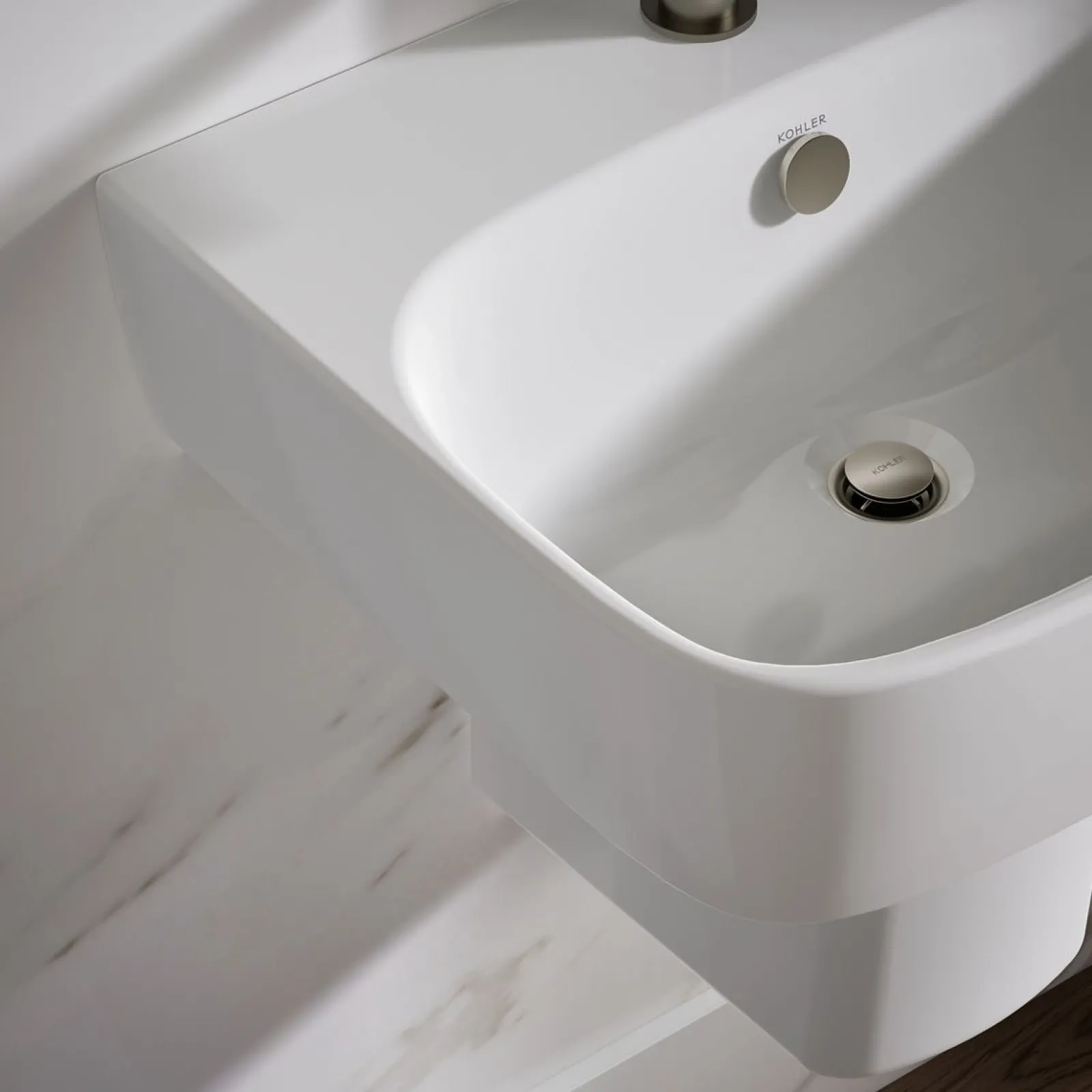 21-3/4" rectangular wall-mount bathroom sink^Kohler Outlet
