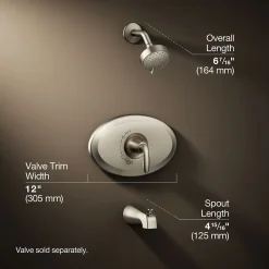 Remodel Rite-Temp® bath and shower trim kit, 1.75 gpm^Kohler Hot